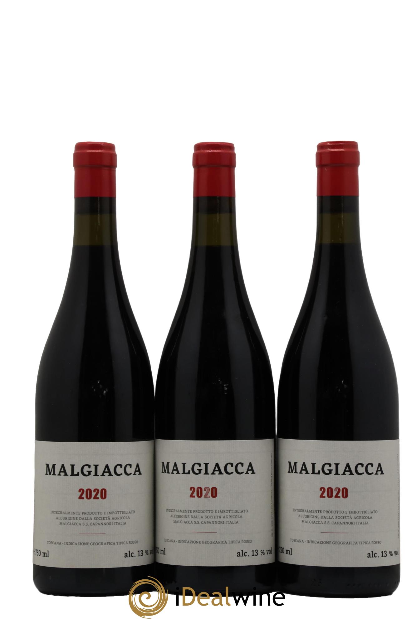 IGT Toscane Rosso Azienda Malgiacca 2020 - Posten von 3 Flaschen - 0