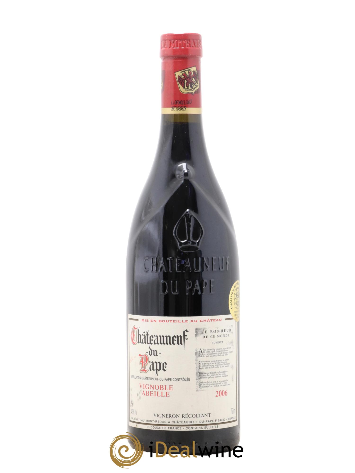 Châteauneuf-du-Pape Château Mont-Redon Famille Abeille-Fabre 2006 - Lotto di 1 bottiglia - 0