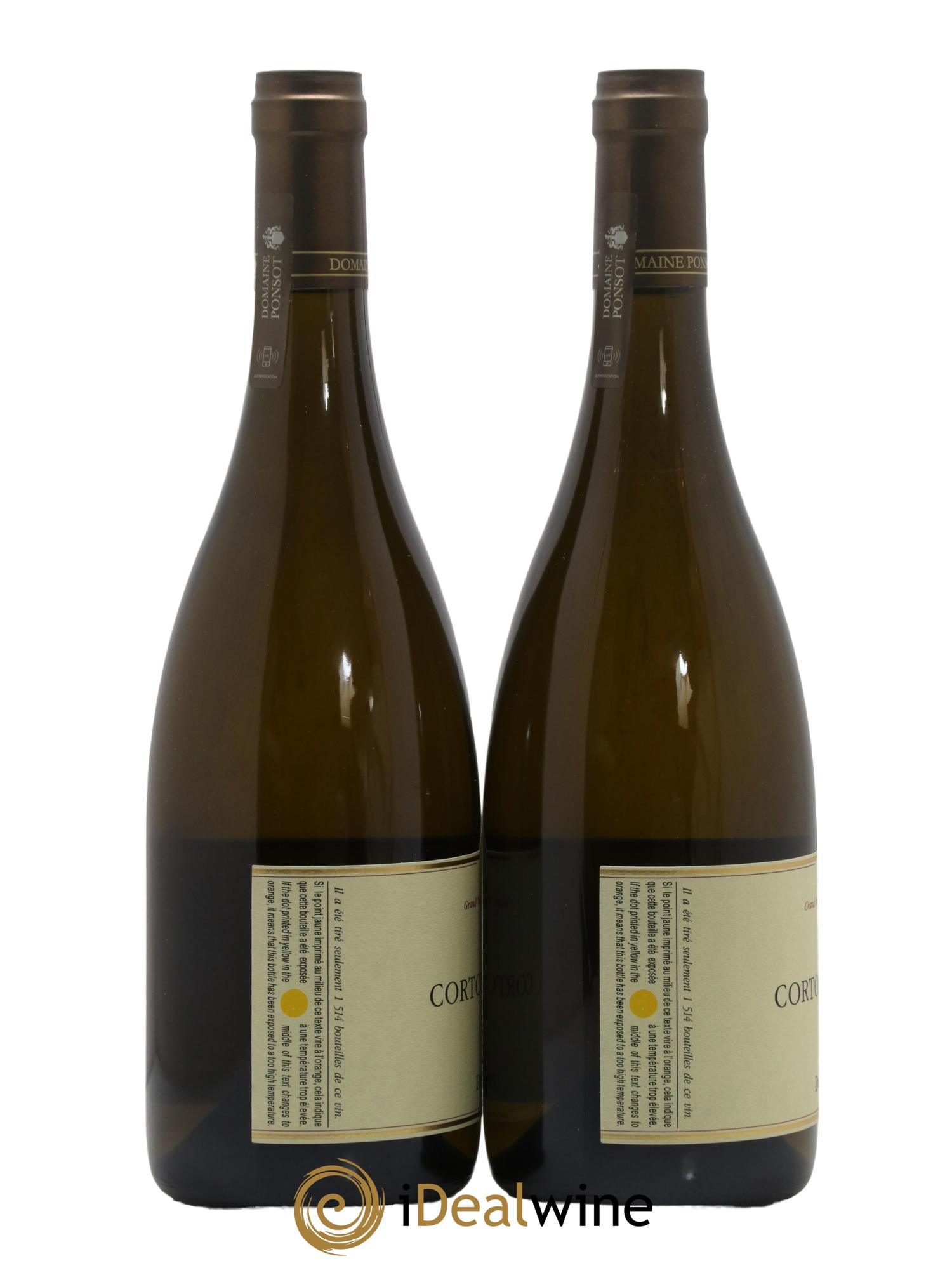 Corton-Charlemagne Grand Cru Ponsot (Domaine) 2017 - Lot de 2 bouteilles - 1