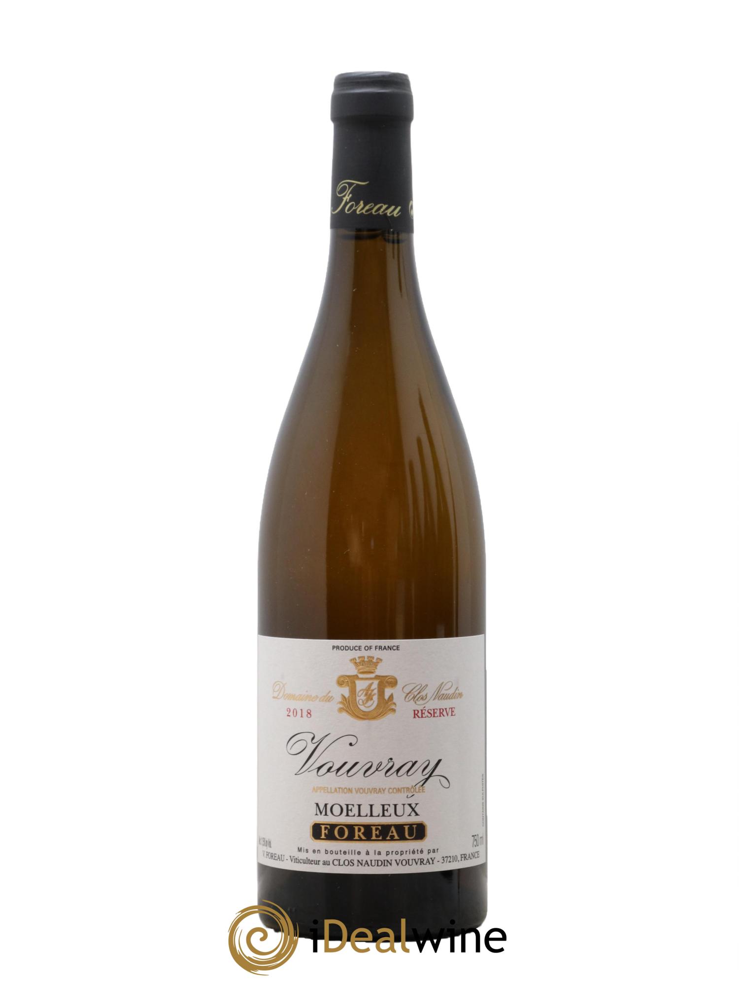 Vouvray Moelleux Réserve Clos Naudin - Philippe Foreau 2018 - Posten von 1 Flasche - 0