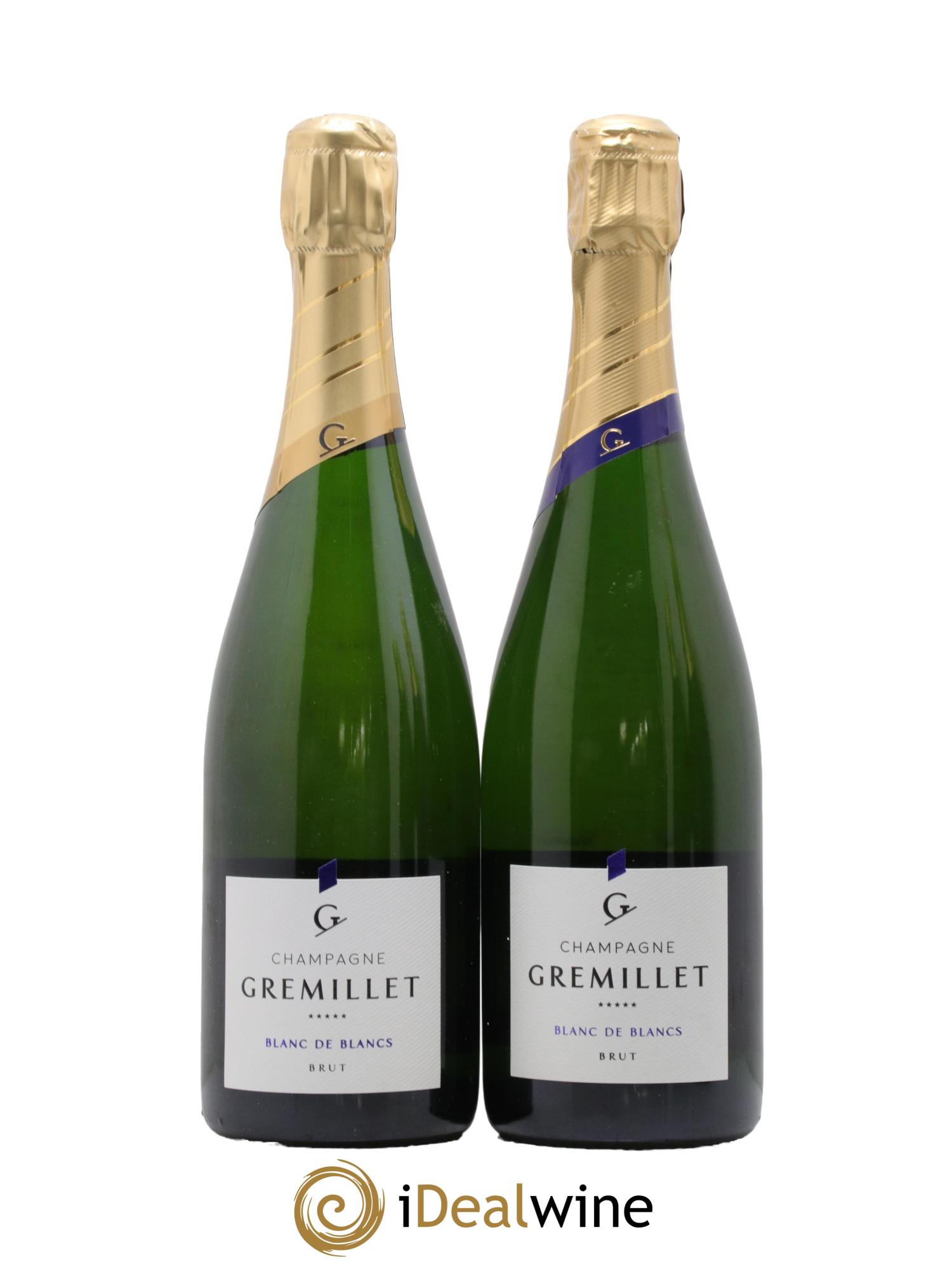 Champagne Gremillet Blanc de Blanc - Lot of 2 bottles - 0