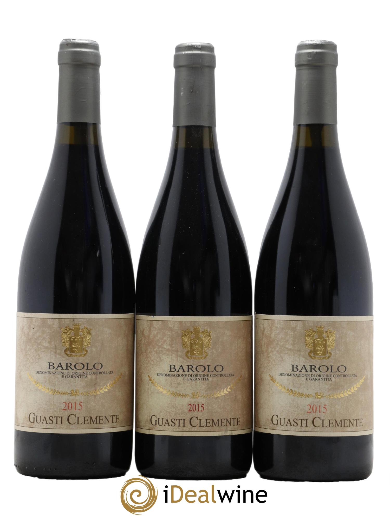 Barolo DOCG Domaine Guasti Clemente 2015 - Posten von 3 Flaschen - 0