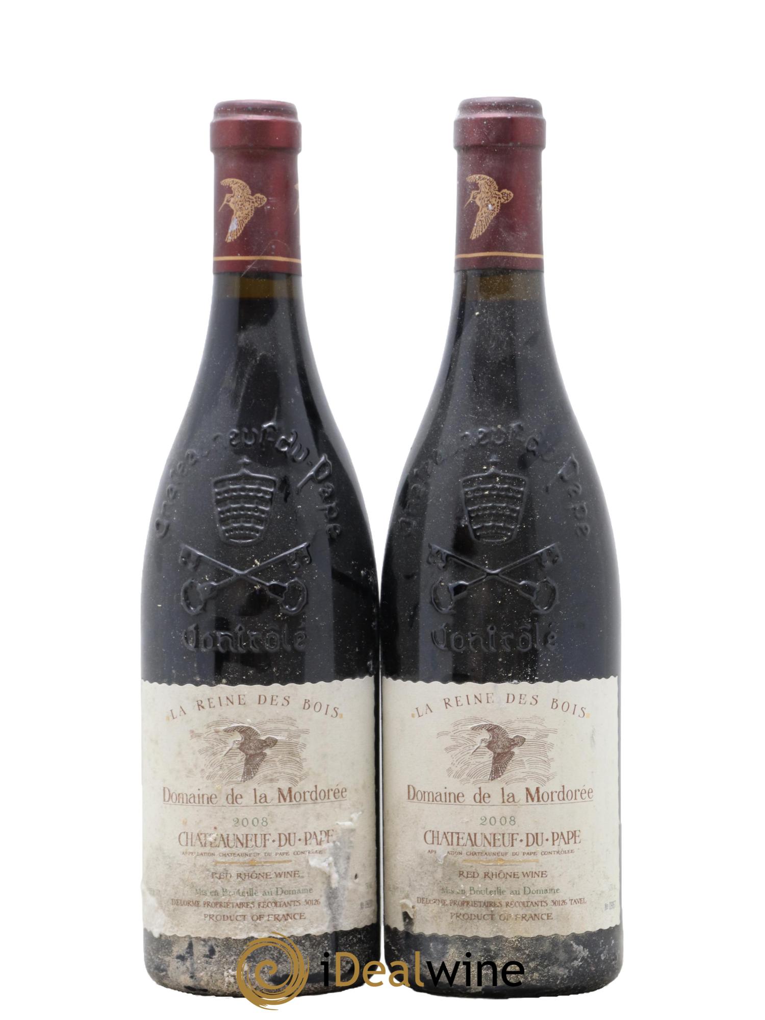 Châteauneuf-du-Pape  Cuvée de la Reine des Bois La Mordorée (Domaine de) 2008 - Lot de 2 bouteilles - 0