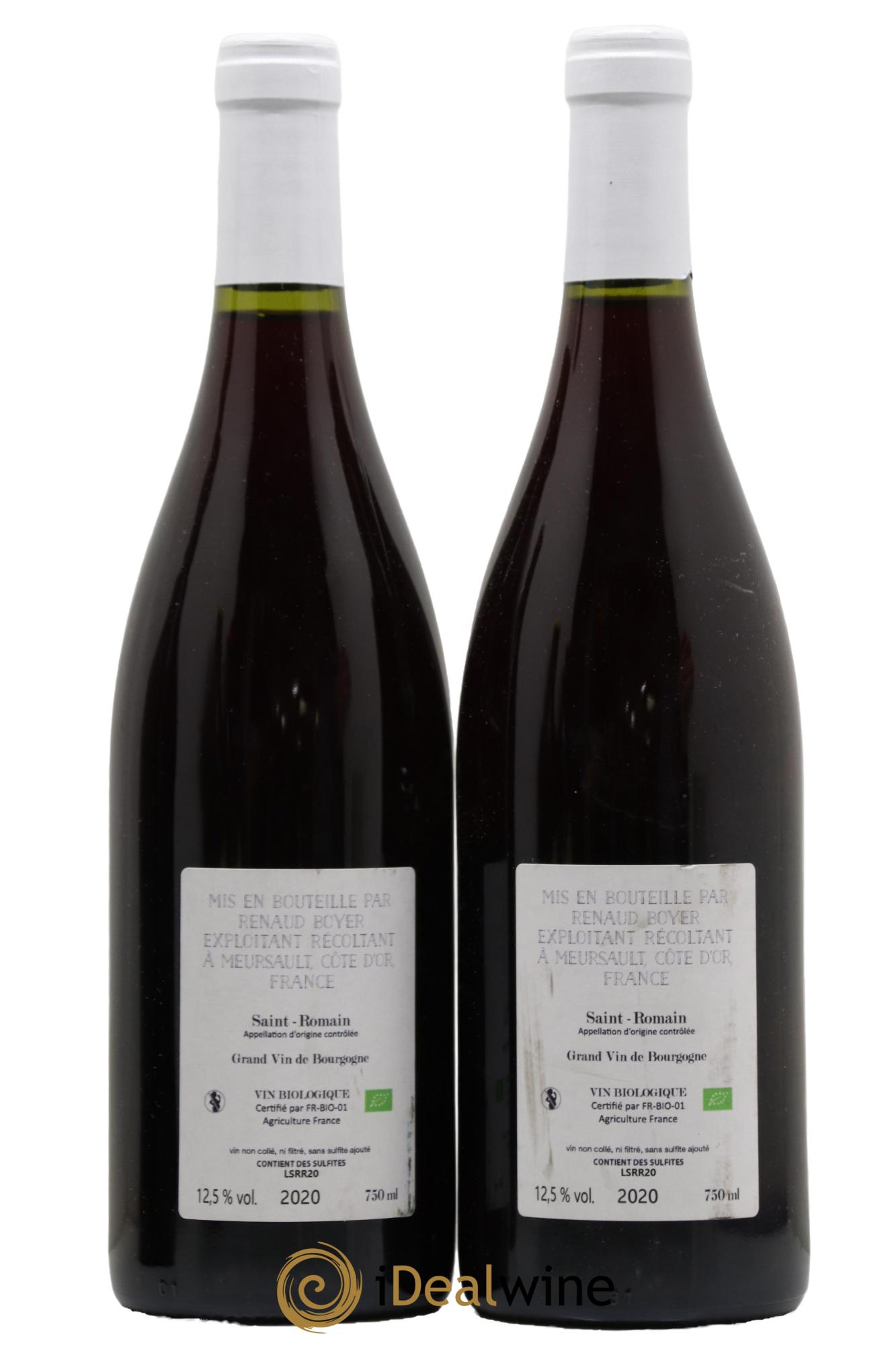 Saint-Romain Renaud Boyer 2020 - Lot de 2 bouteilles - 1