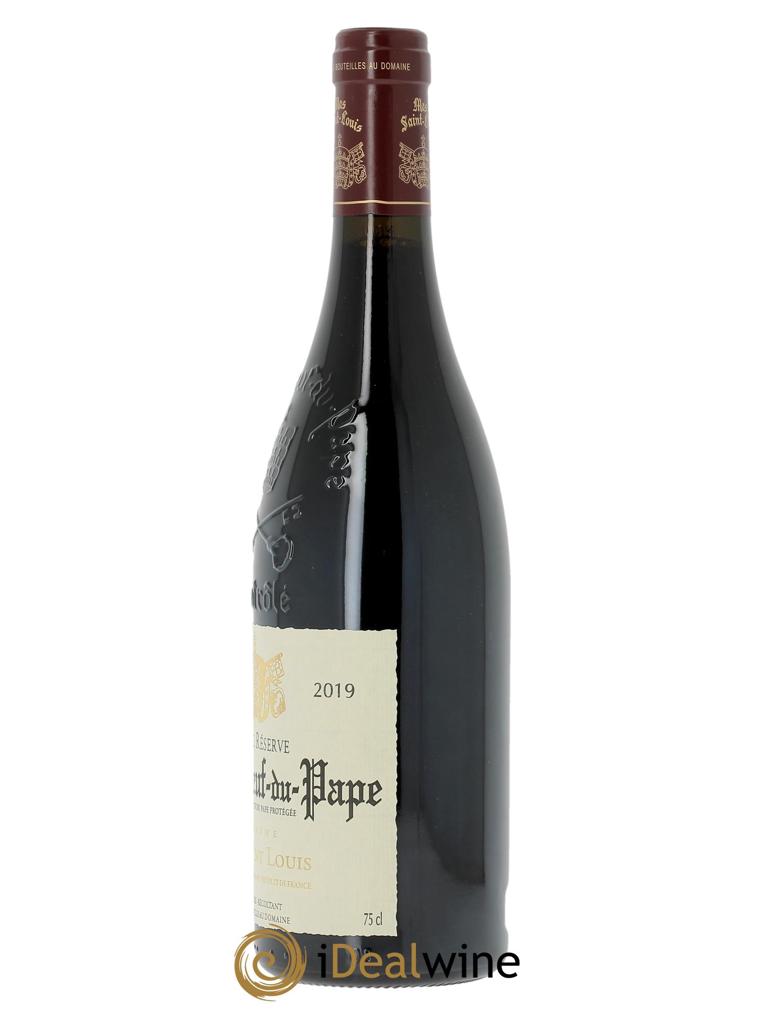 Châteauneuf-du-Pape Grande Réserve Mas Saint-Louis  2019 - Posten von 1 Flasche - 1