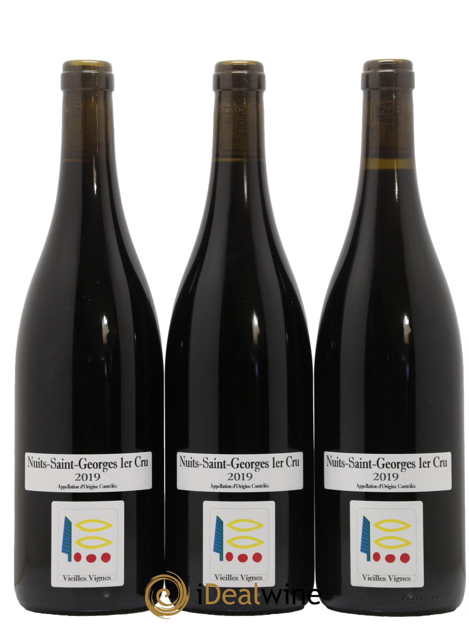 Nuits Saint-Georges 1er Cru Vieilles Vignes Prieuré Roch 2019 - Lot de 3 bouteilles - 0