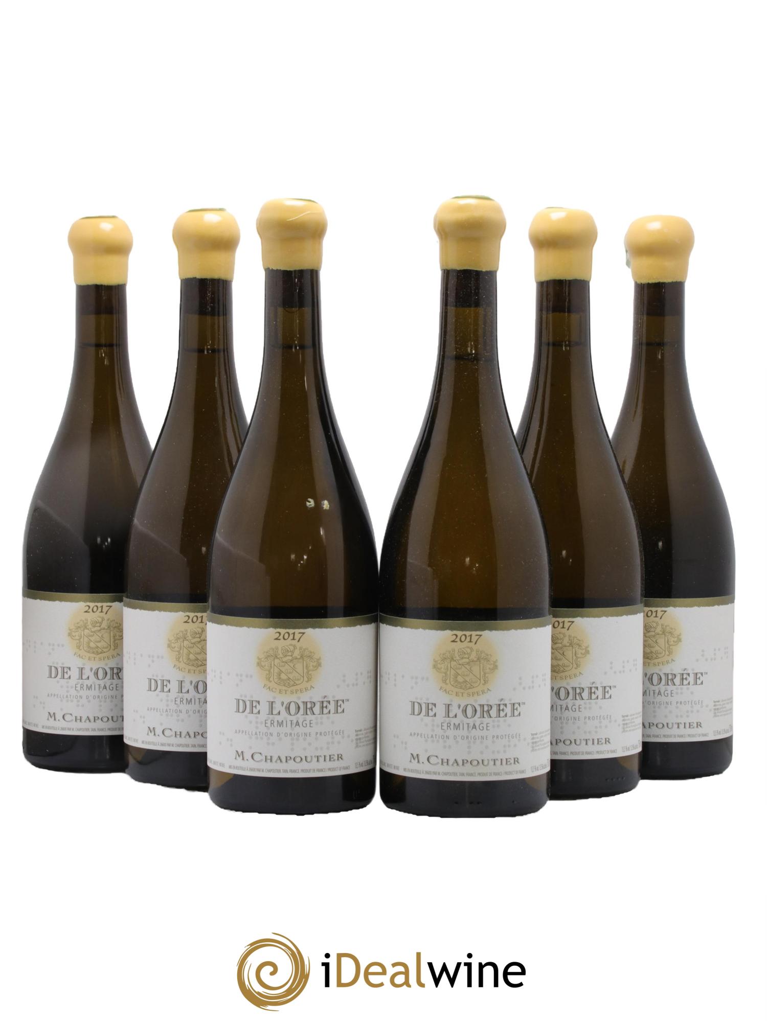 Hermitage Ermitage de l'Orée Chapoutier 2017 - Lotto di 6 bottiglie - 0