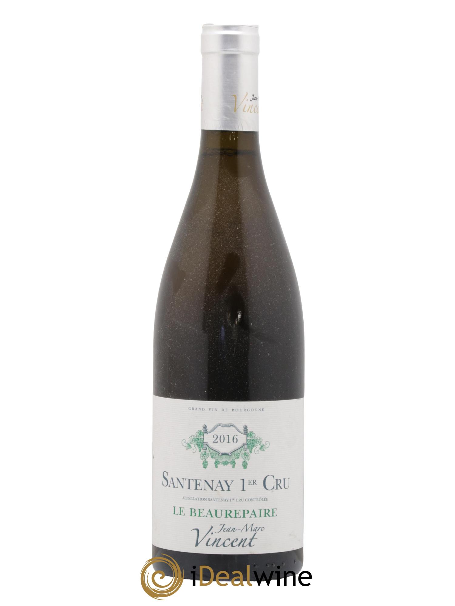 Santenay 1er Cru Le Beaurepaire Jean-Marc Vincent (Domaine) 2016 - Posten von 1 Flasche - 0