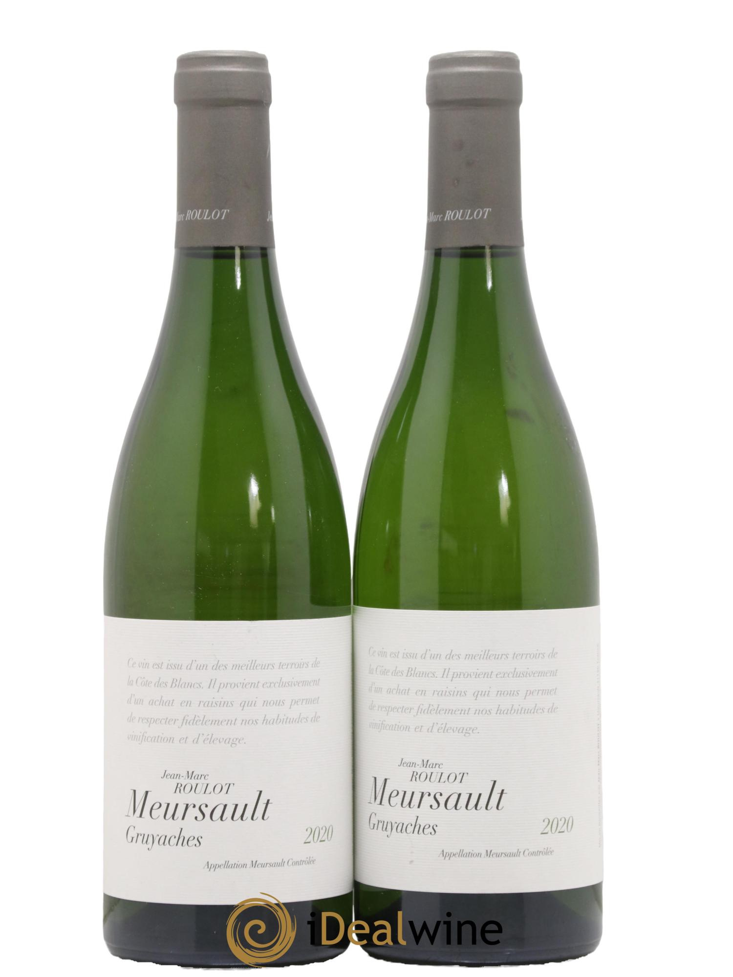 Meursault Gruyaches Jean-Marc Roulot 2020 - Lotto di 2 bottiglie - 0