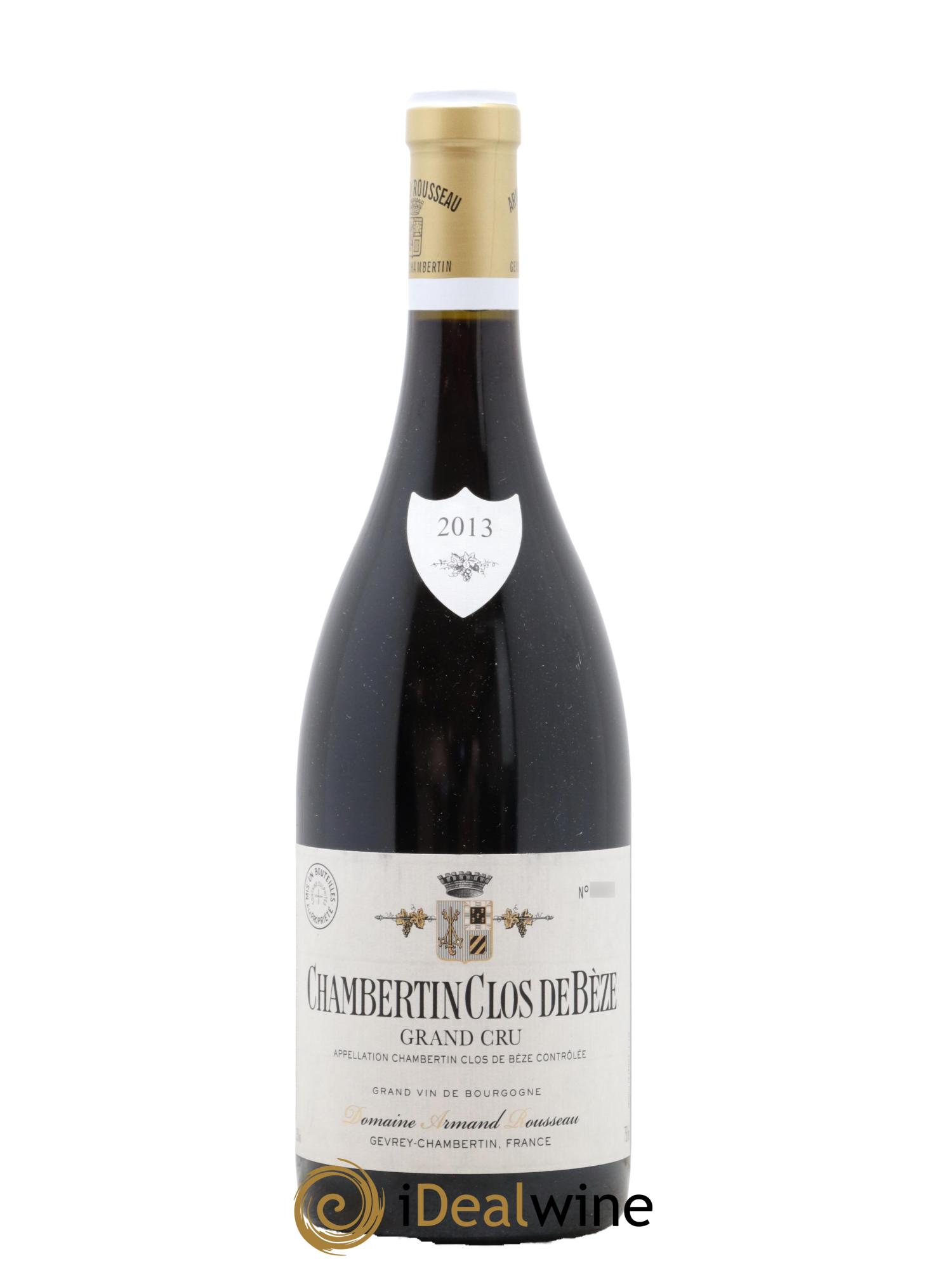 Chambertin Clos de Bèze Grand Cru Armand Rousseau (Domaine) 2013 - Posten von 1 Flasche - 0