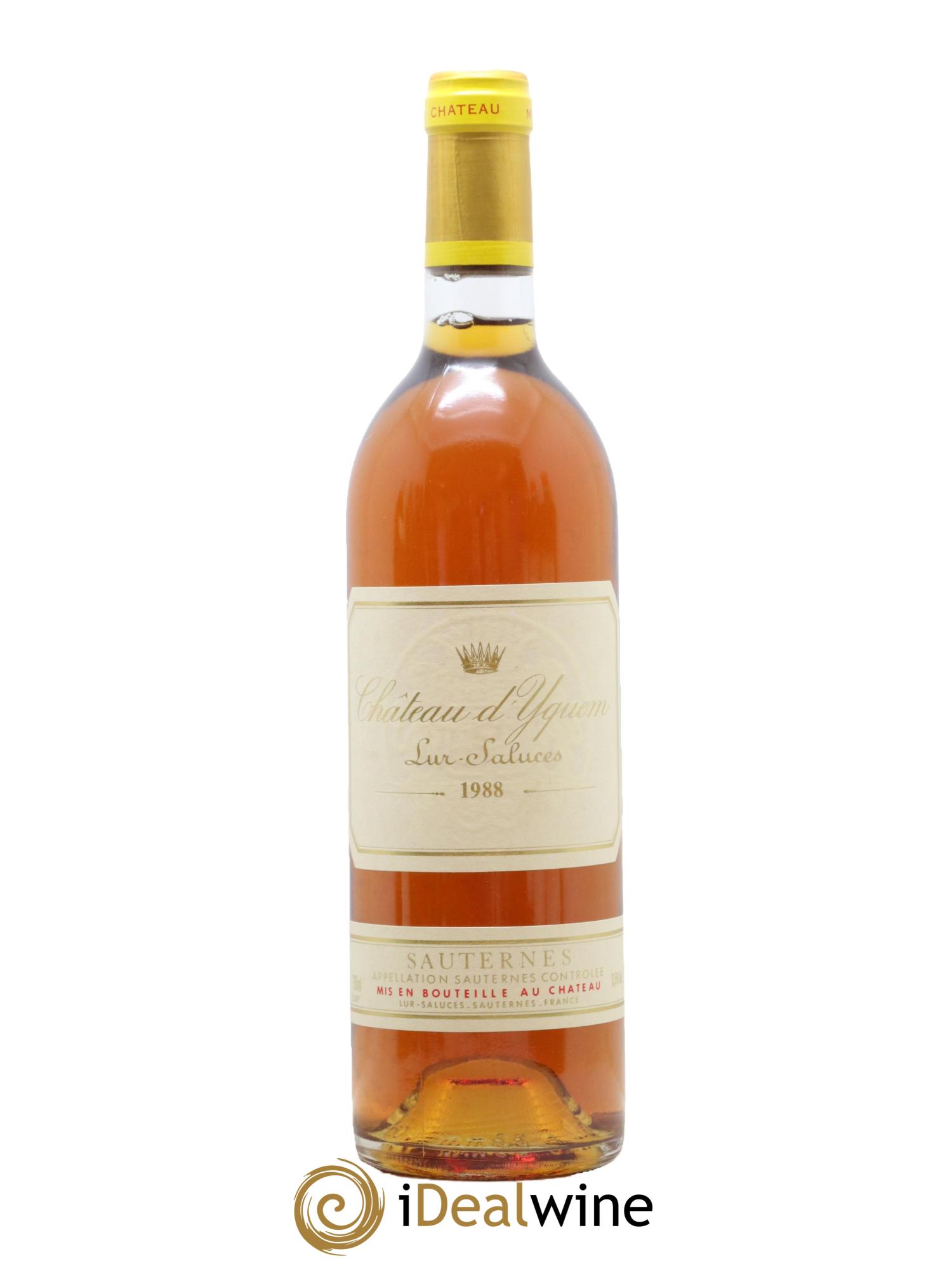 Château d' Yquem 1er Cru Classé Supérieur 1988 - Lot of 1 bottle - 0