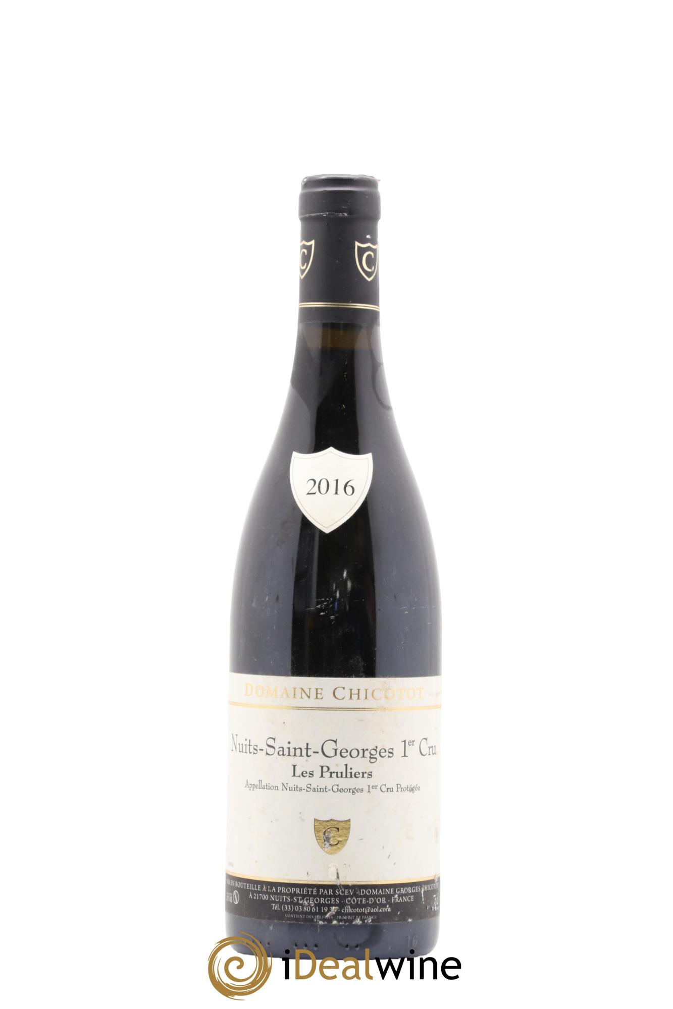 Nuits Saint-Georges 1er Cru Les Pruliers Chicotot 2016 - Posten von 1 Flasche - 0