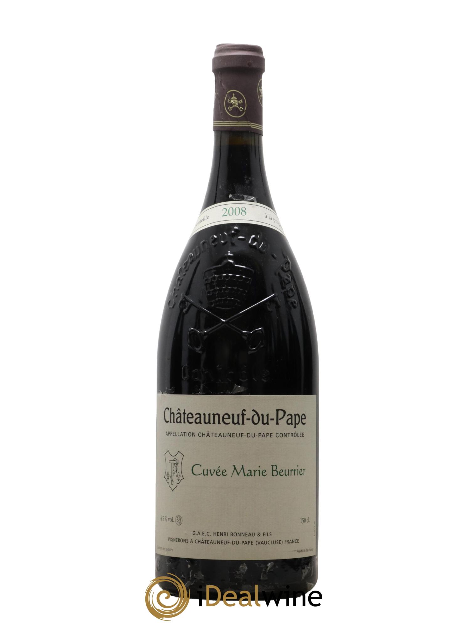 Châteauneuf-du-Pape Marie Beurrier Henri Bonneau & Fils 2008 - Lot de 1 magnum - 0