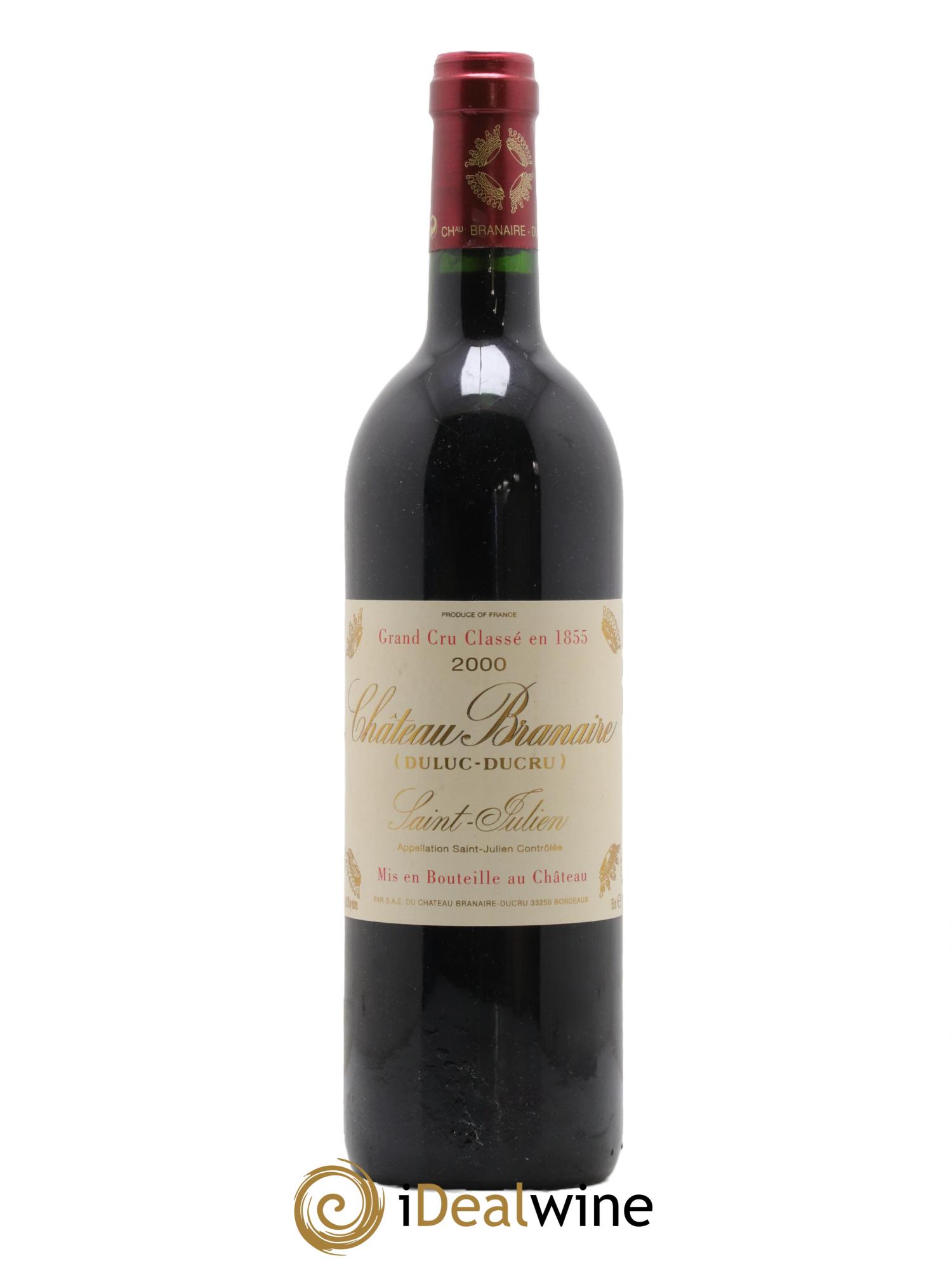 Château Branaire Ducru 4ème Grand Cru Classé 2000 - Lotto di 1 bottiglia - 0