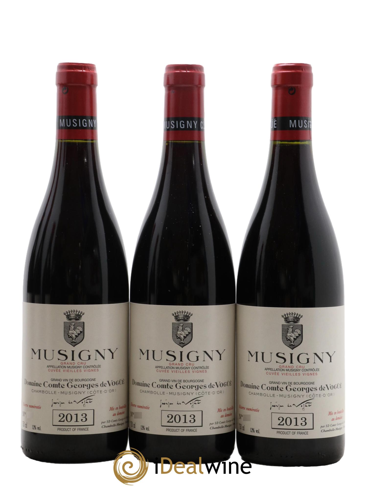 Musigny Grand Cru Cuvée Vieilles Vignes Comte Georges de Vogüé  2013 - Lot of 6 bottles - 1