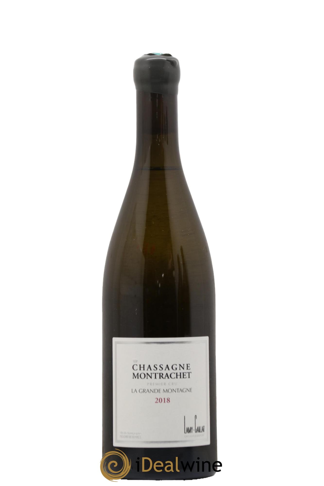 Chassagne-Montrachet 1er Cru La Grande Montagne Lamy-Caillat (Domaine)  2018 - Lot of 1 bottle - 0