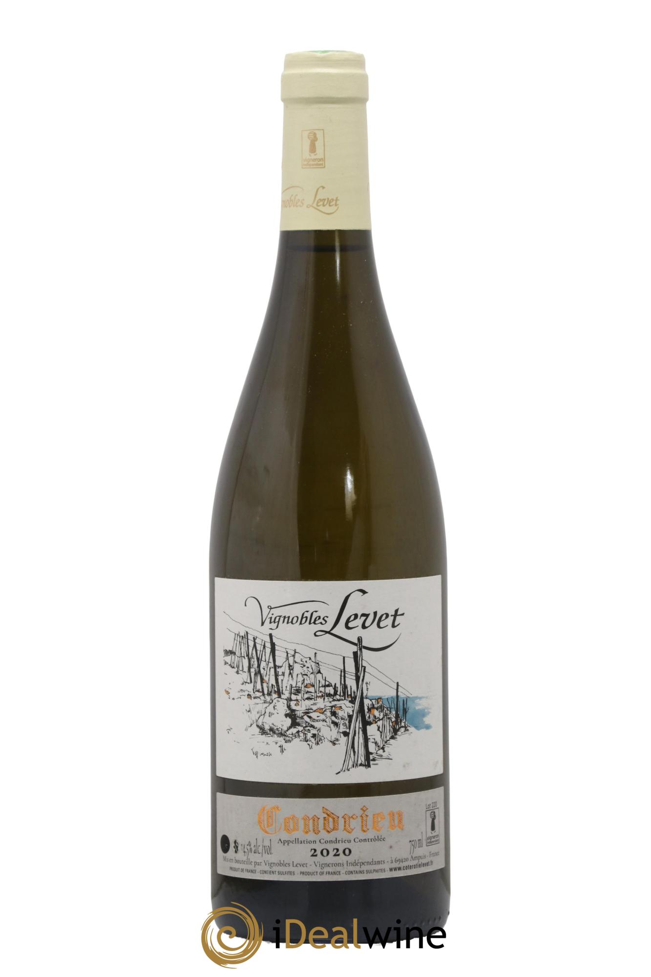 Condrieu Vignobles Levet  2020 - Lot de 1 bouteille - 0