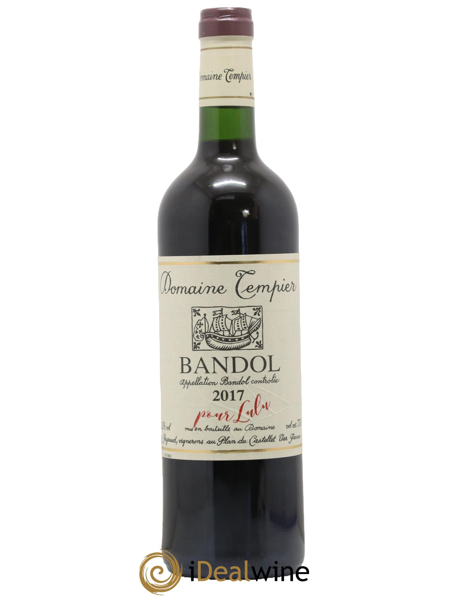 Bandol Domaine Tempier Famille Peyraud 2017 - Lot de 1 bouteille - 0