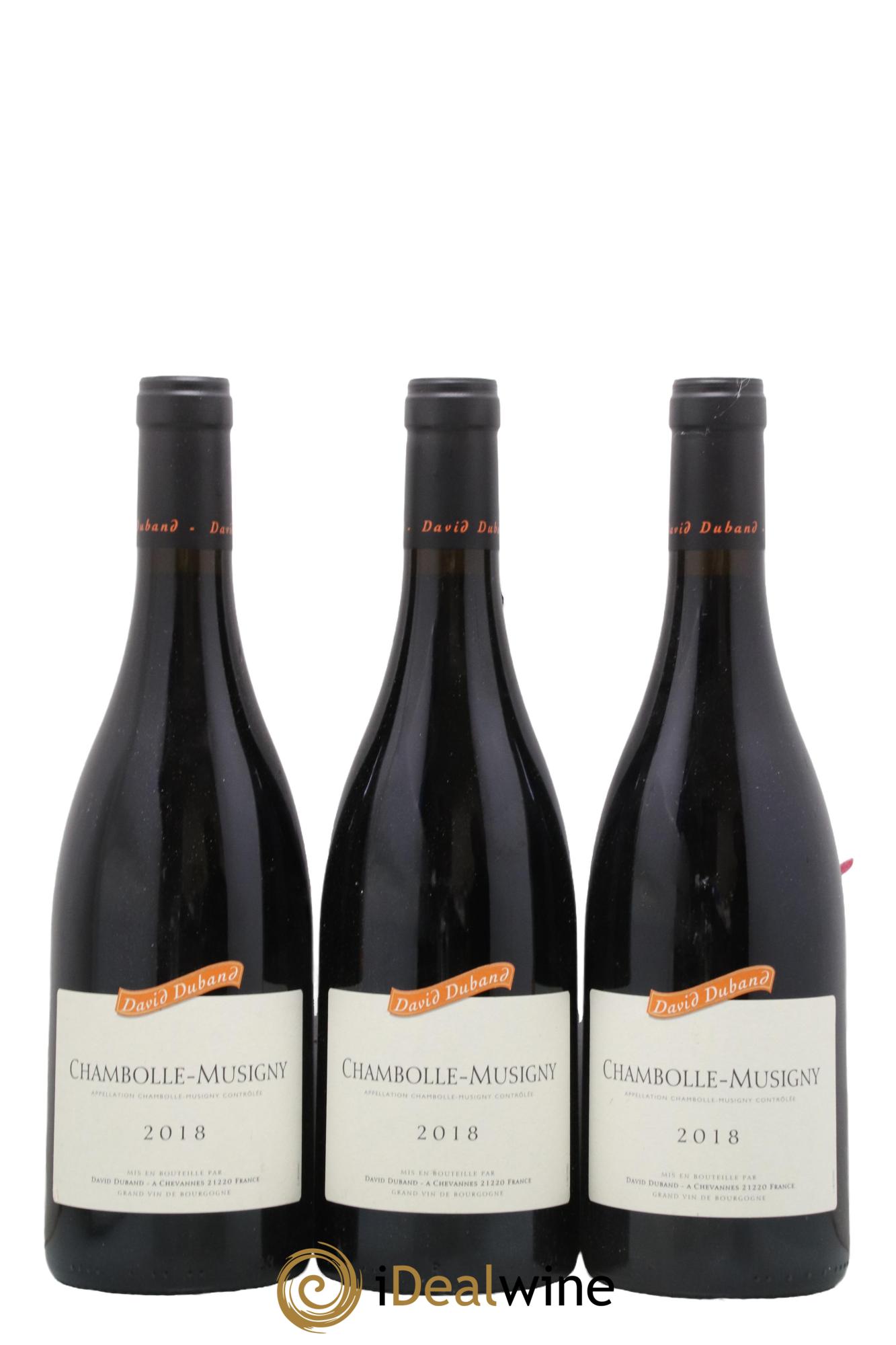 Chambolle-Musigny David Duband (Domaine) 2018 - Posten von 3 Flaschen - 0