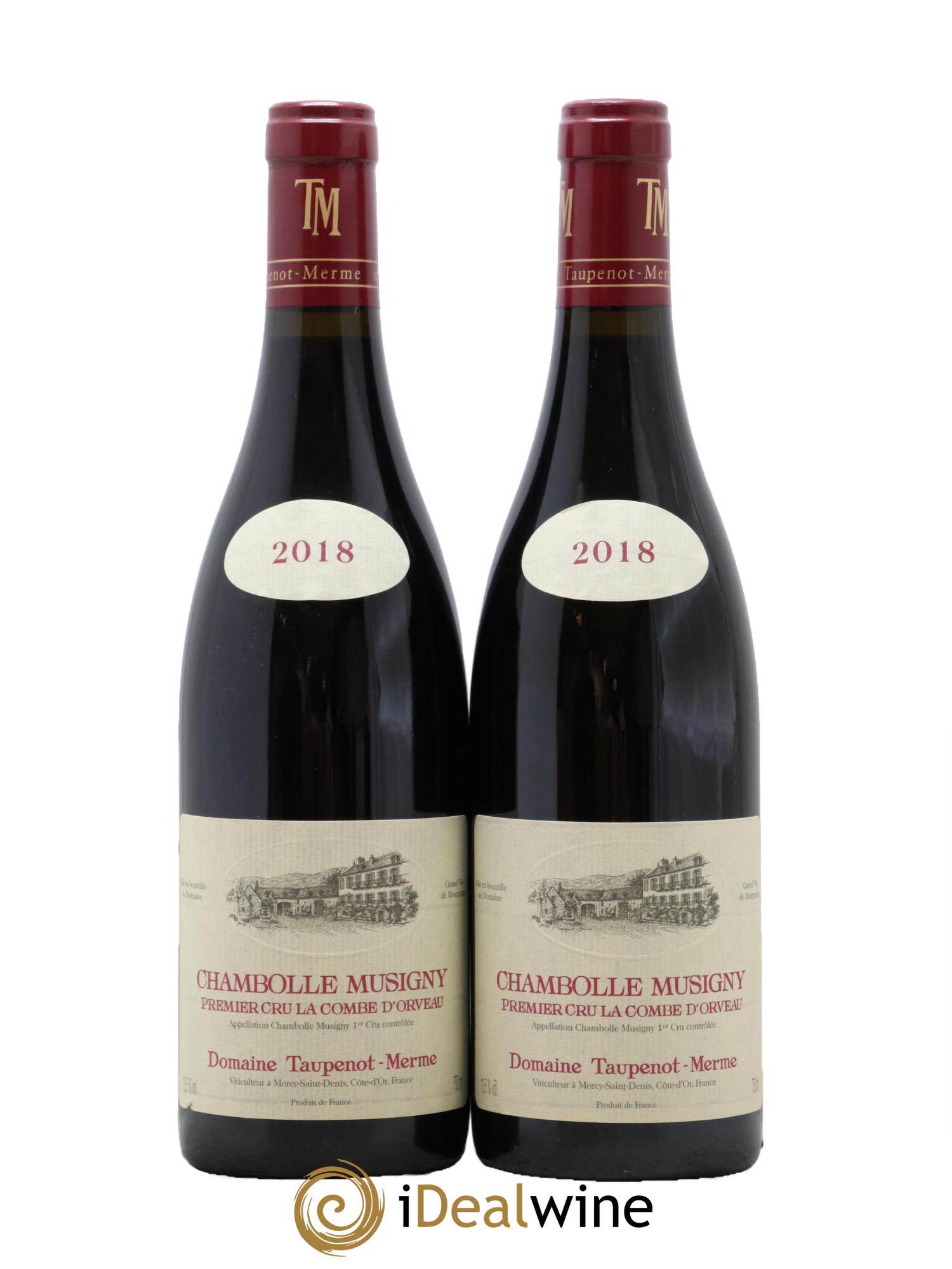 Chambolle-Musigny 1er Cru Combe d'Orveau Taupenot-Merme 2018 - Lotto di 2 bottiglie - 0