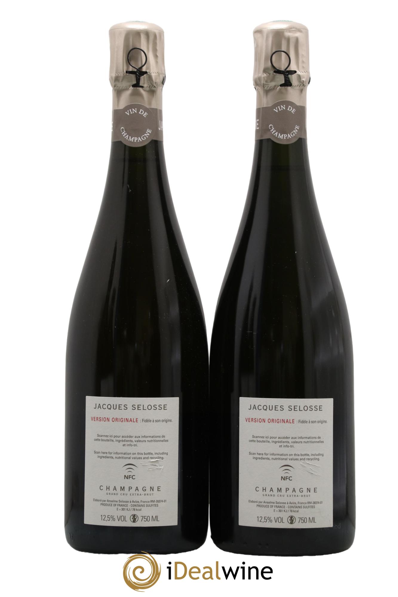 Version Originale Jacques Selosse - Lot de 2 bouteilles - 1