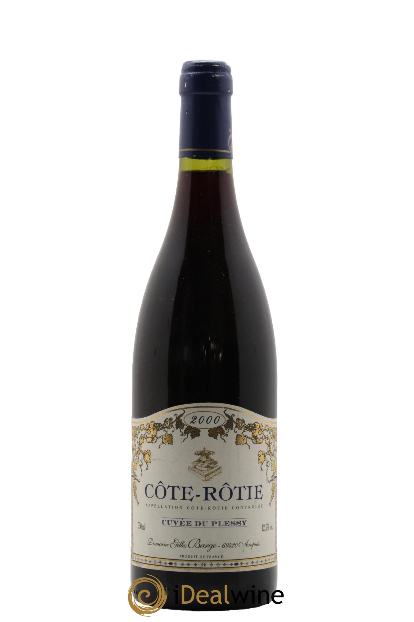 Côte-Rôtie Cuvée du Plessy Barge (Domaine) 2000 - Posten von 1 Flasche - 0