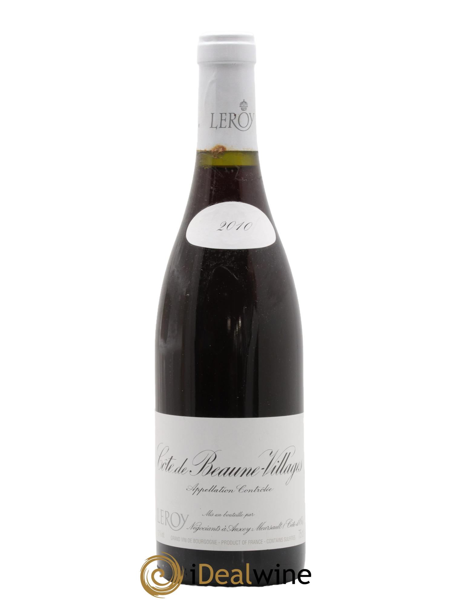 Côte de Beaune-Villages Leroy SA 2010 - Lot de 1 bouteille - 0