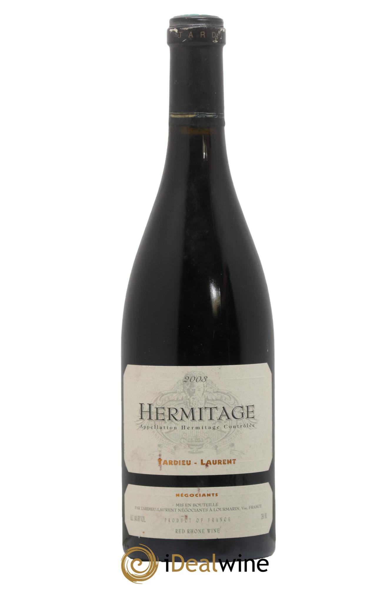 Hermitage Maison Tardieu-Laurent 2003 - Lot de 1 bouteille - 0