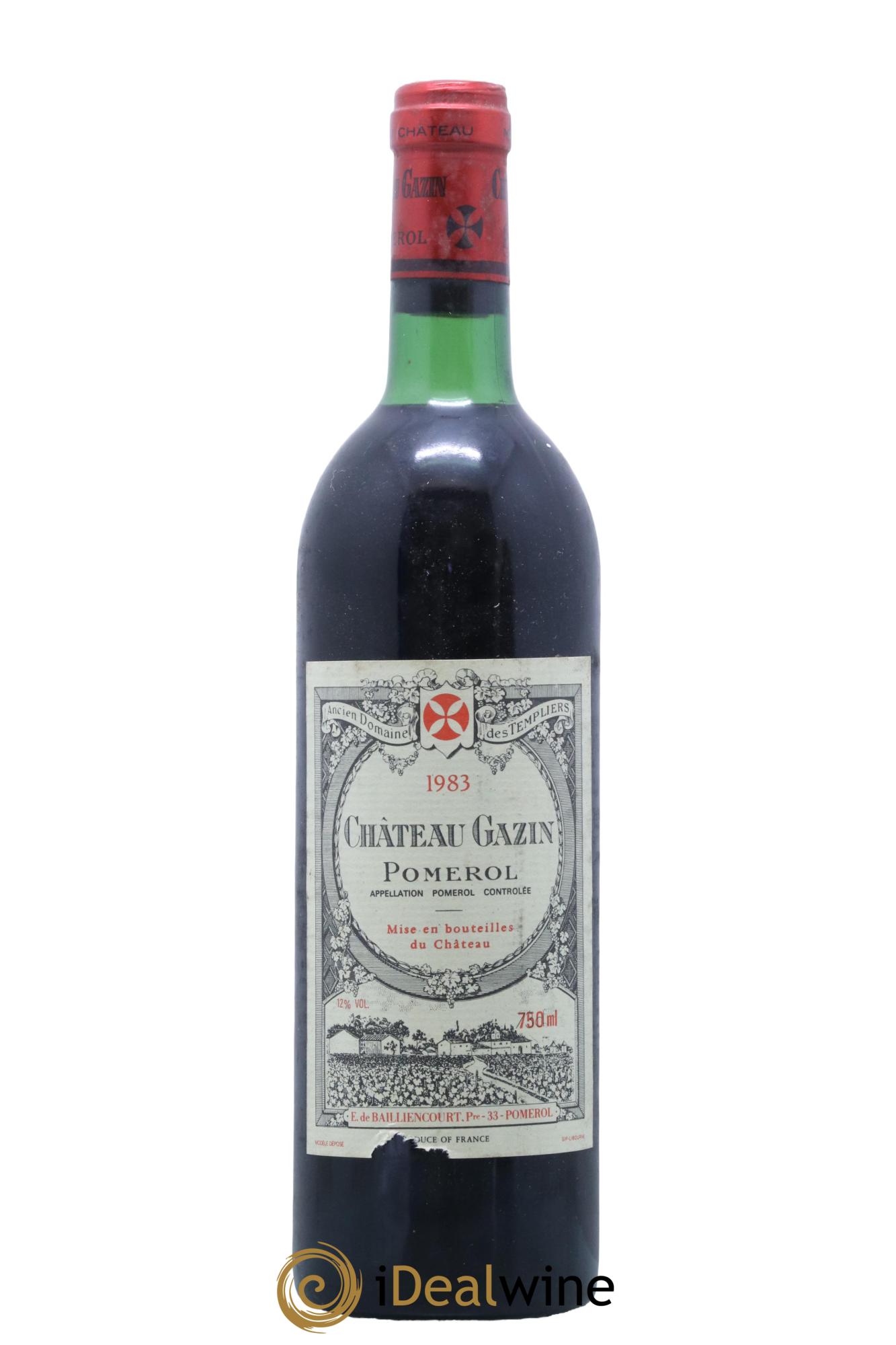 Château Gazin 1983 - Lot de 1 bouteille - 0