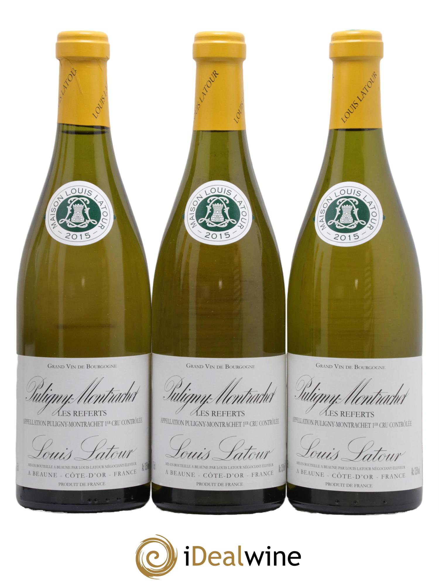 Puligny-Montrachet 1er Cru Les Referts Maison Louis Latour 2015 - Lotto di 12 bottiglie - 3