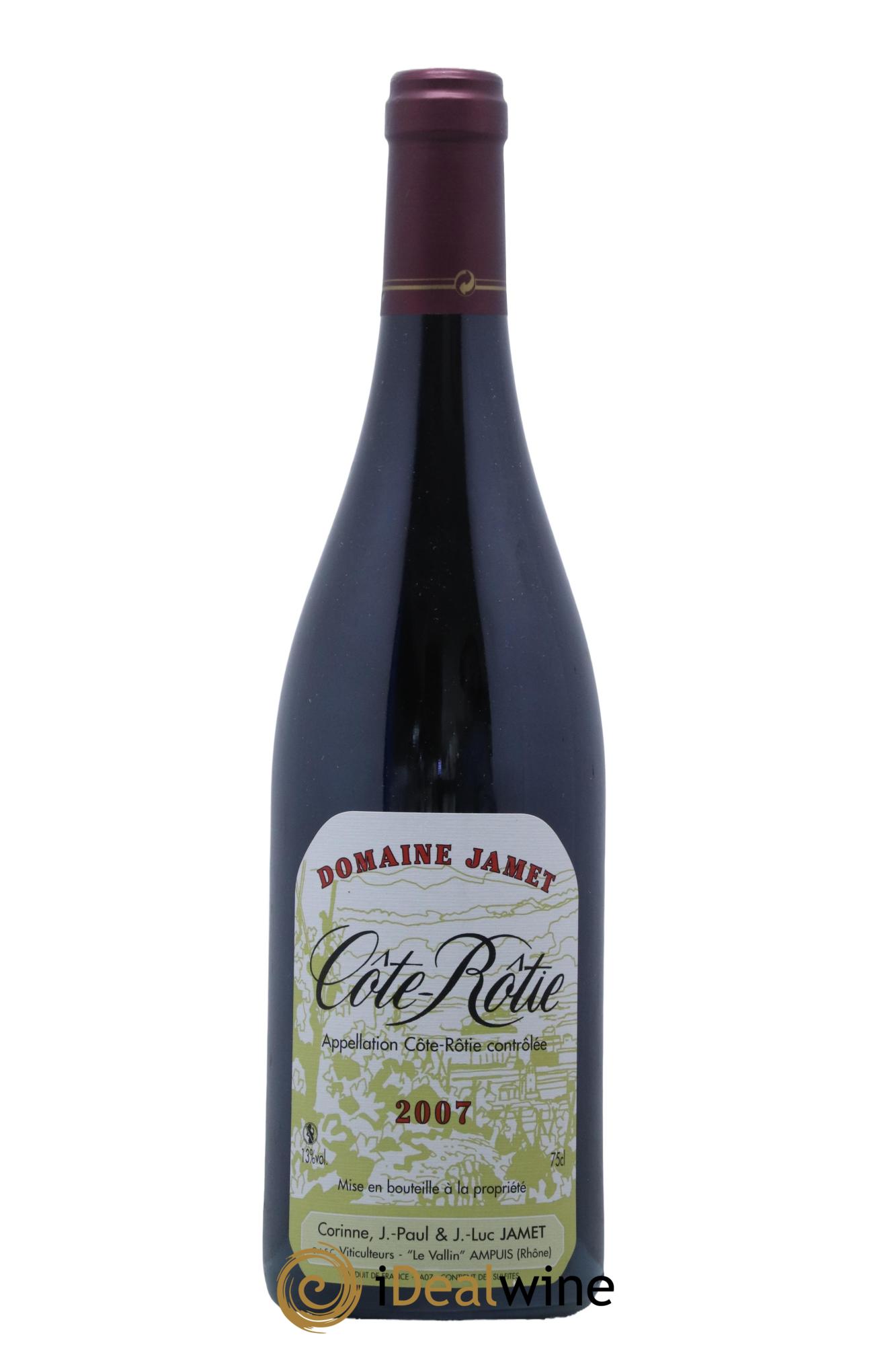 Côte-Rôtie Jamet (Domaine) 2007 - Posten von 1 Flasche - 0