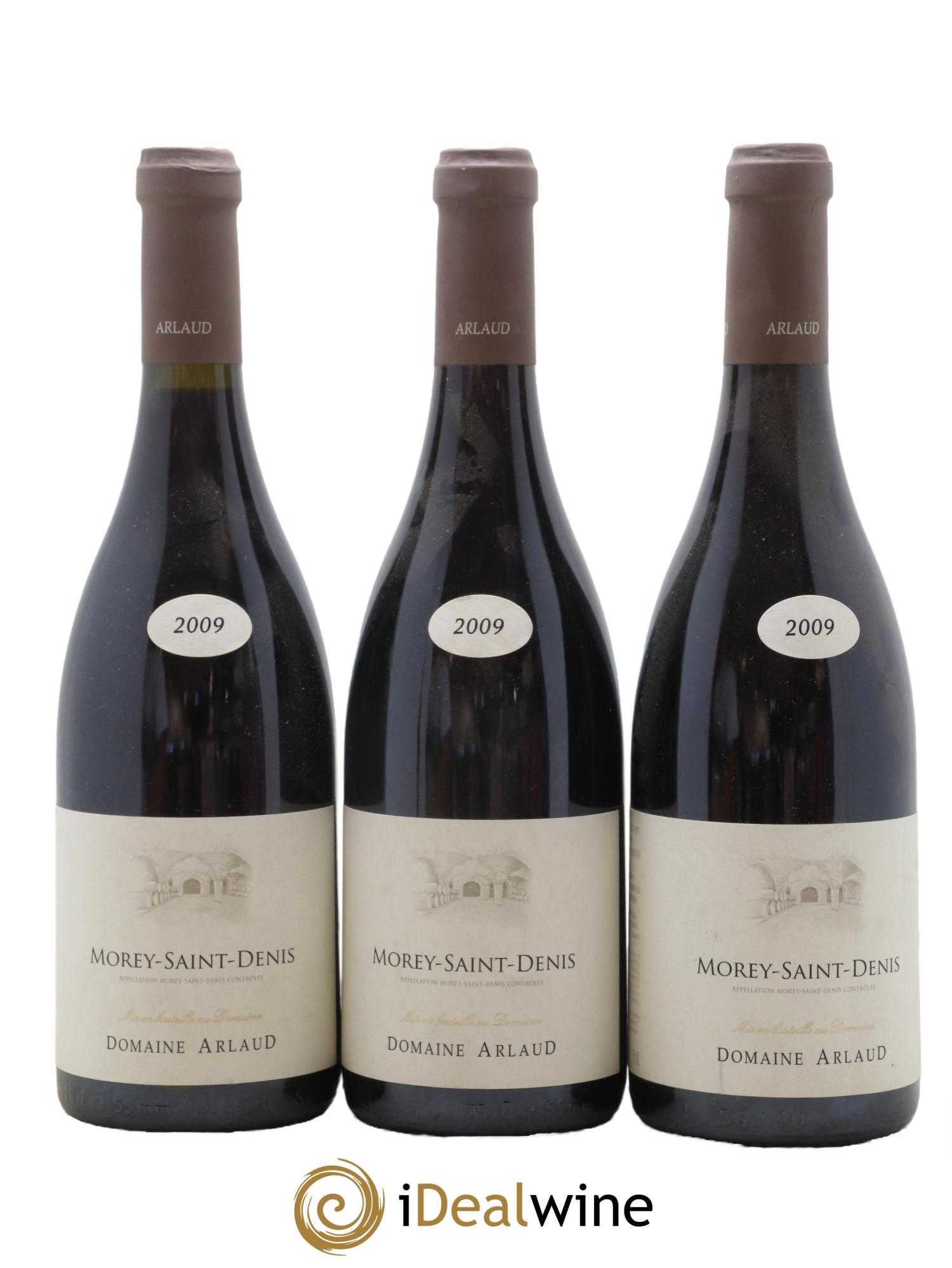 Morey Saint-Denis Arlaud  2009 - Lot of 3 bottles - 0