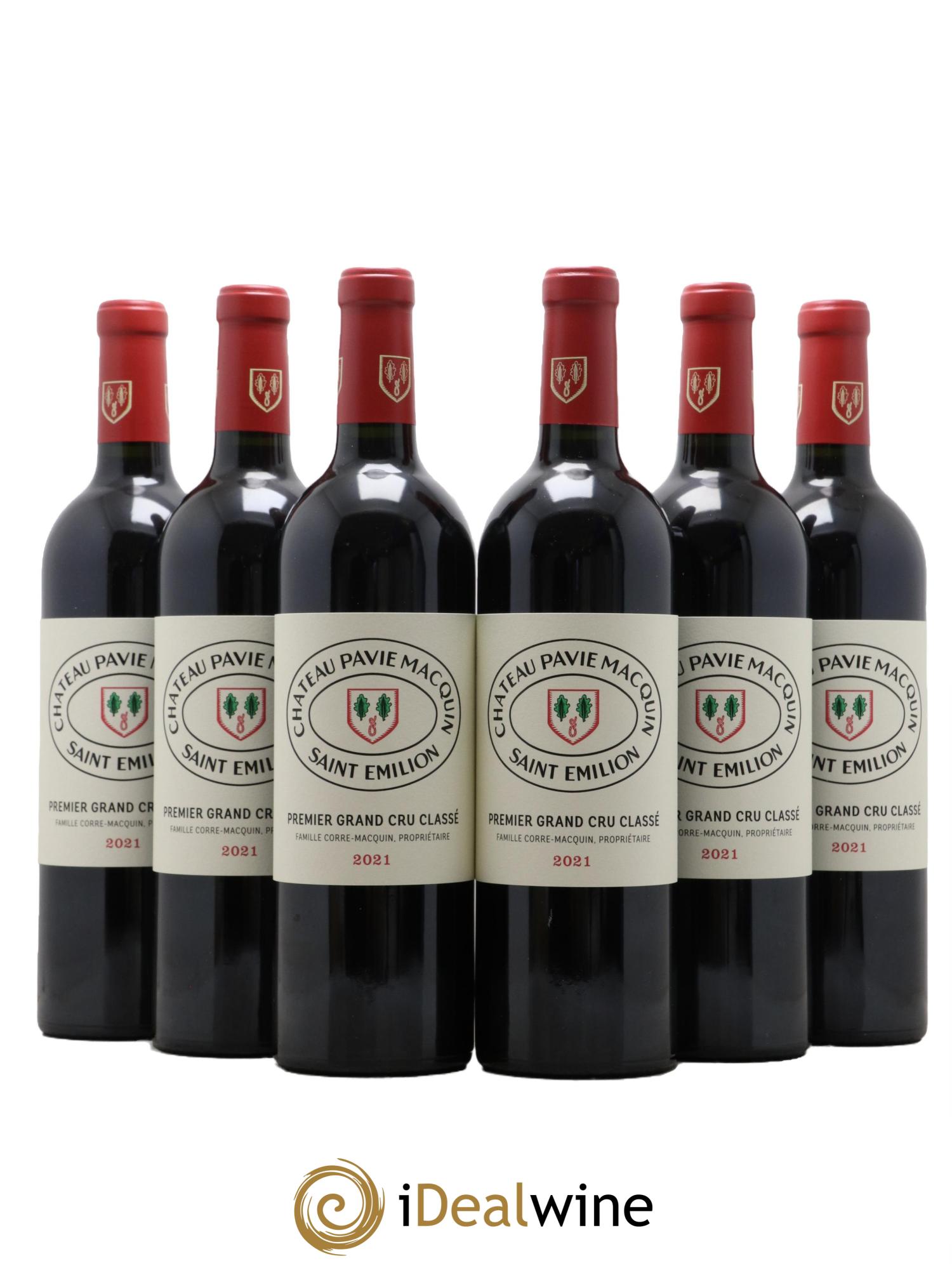 Château Pavie Macquin 1er Grand Cru Classé B 2021 - Lotto di 6 bottiglie - 0