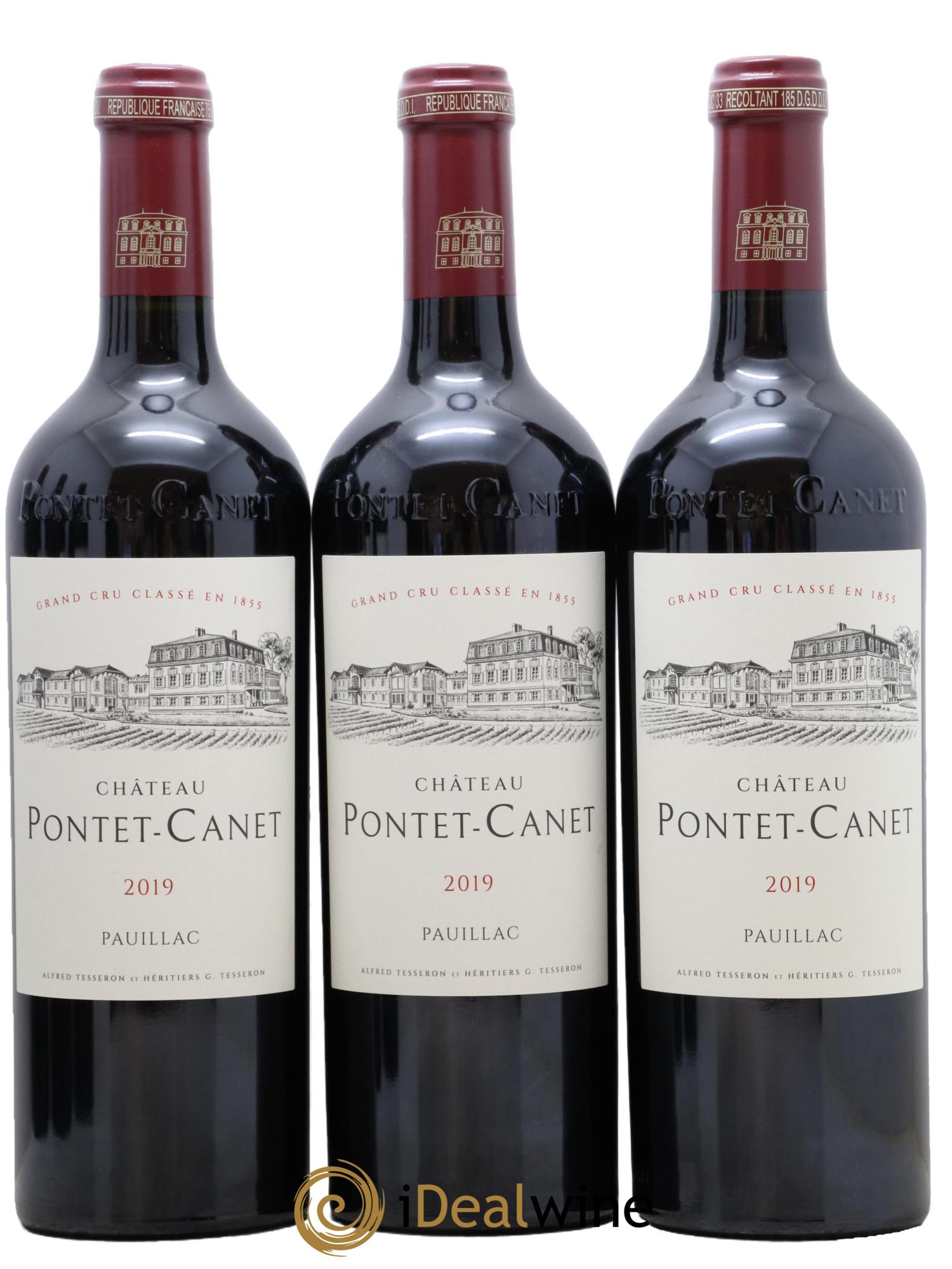 Château Pontet Canet 5ème Grand Cru Classé 2019 - Posten von 6 Flaschen - 2