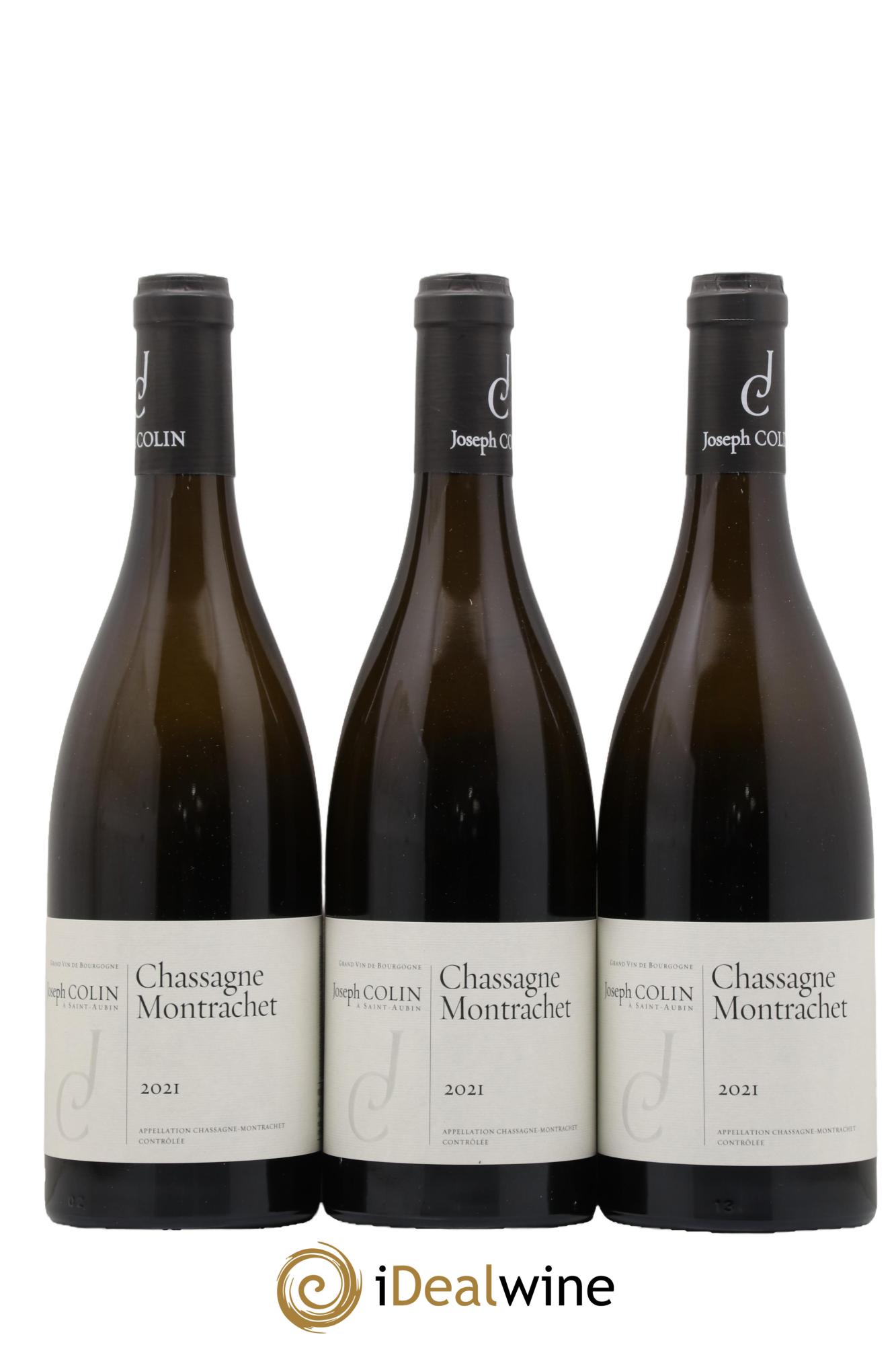 Chassagne-Montrachet Joseph Colin 2021 - Lot of 3 bottles - 0