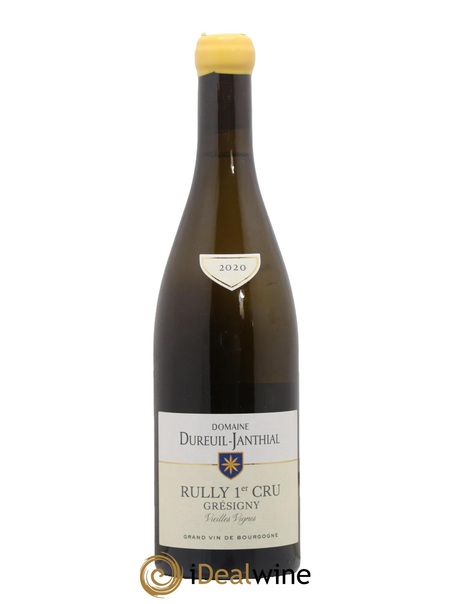 Rully 1er Cru Grésigny Vieilles Vignes Vincent Dureuil-Janthial 2020 - Lot of 1 bottle - 0