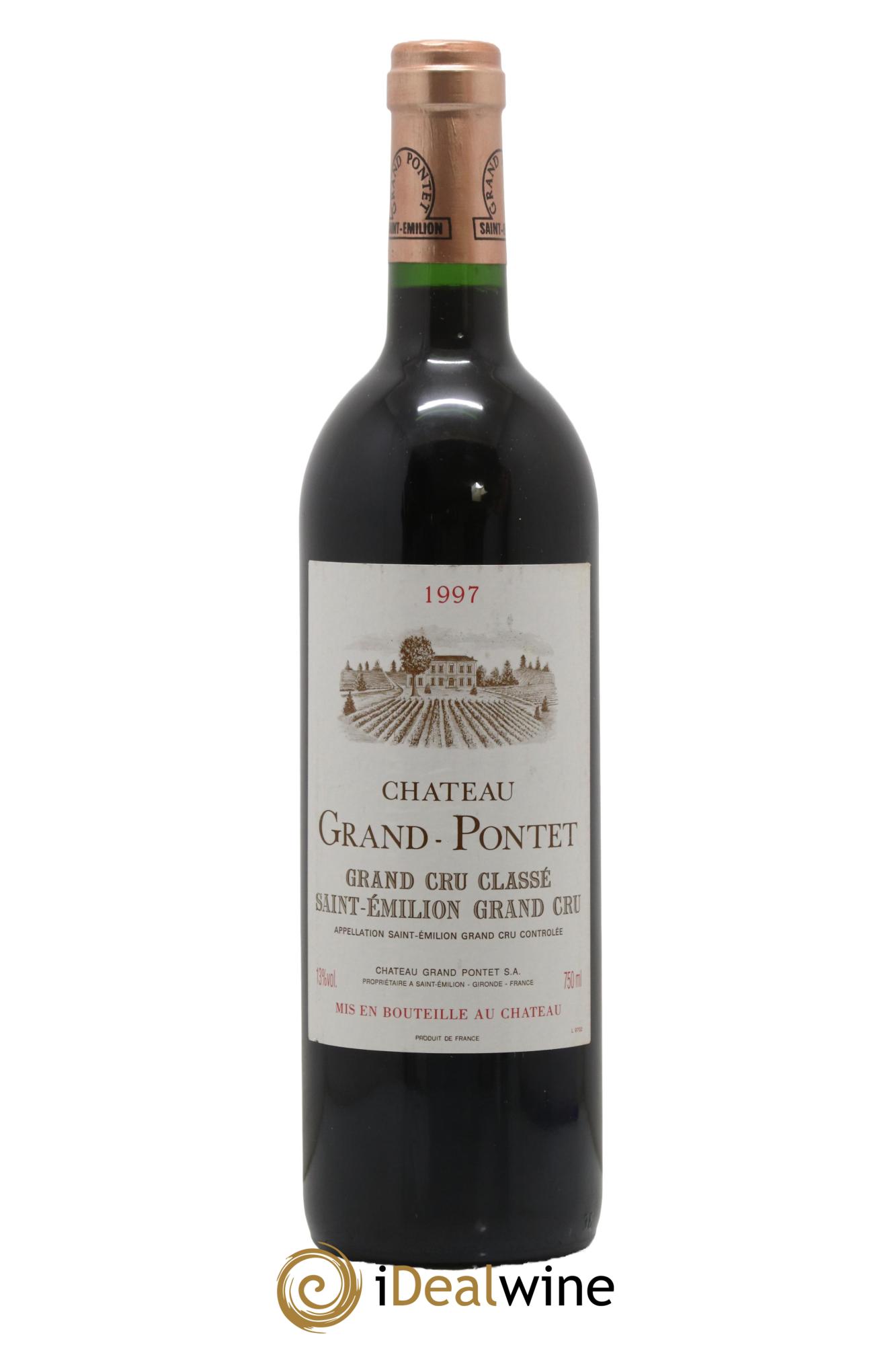 Château Grand Pontet Grand Cru Classé  1997 - Posten von 1 Flasche - 0