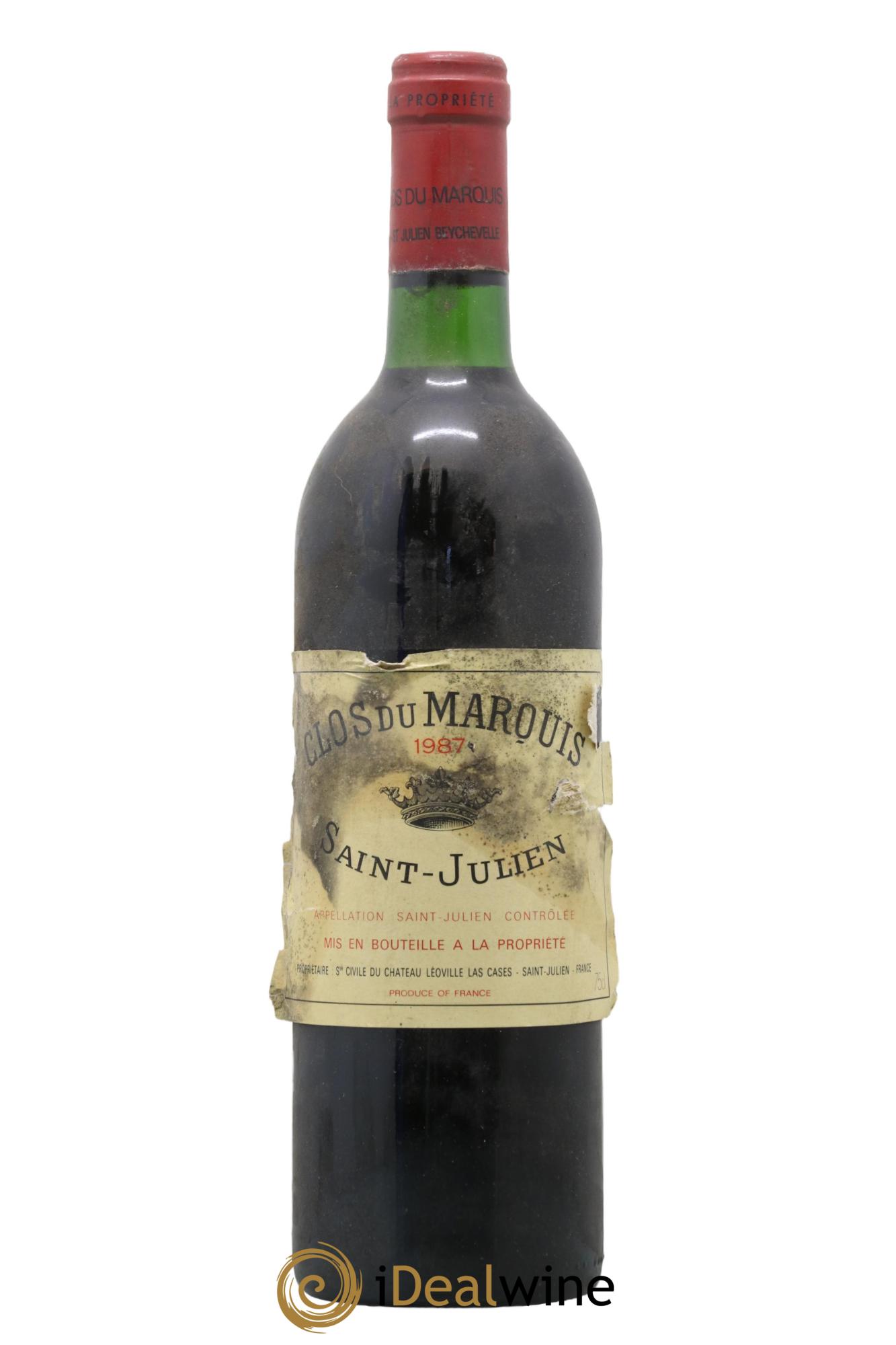 Clos du Marquis 1987 - Lot de 1 bouteille - 0