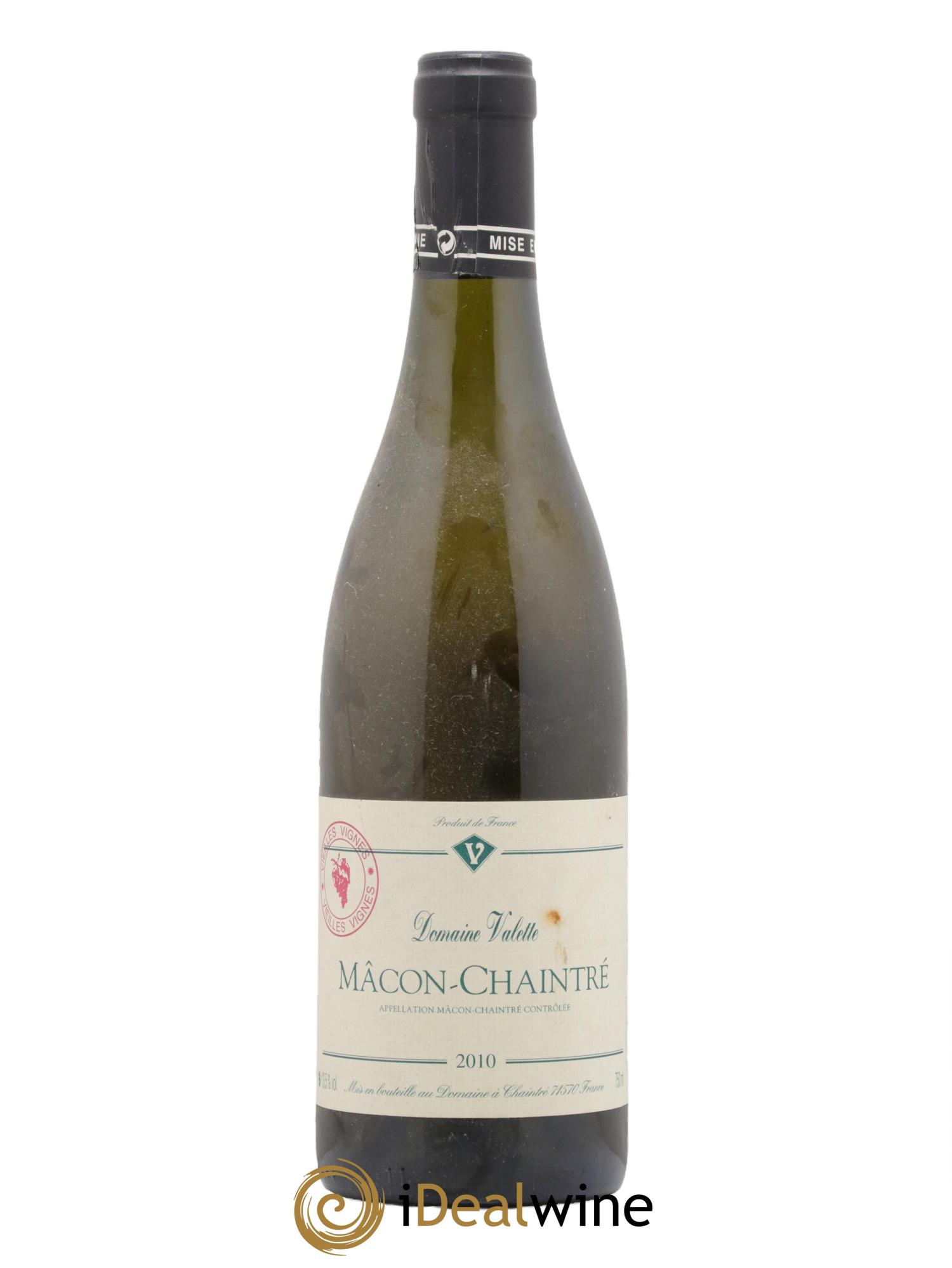 Mâcon Chaintré  Vieilles Vignes Valette (Domaine) 2010 - Lot de 1 bouteille - 0