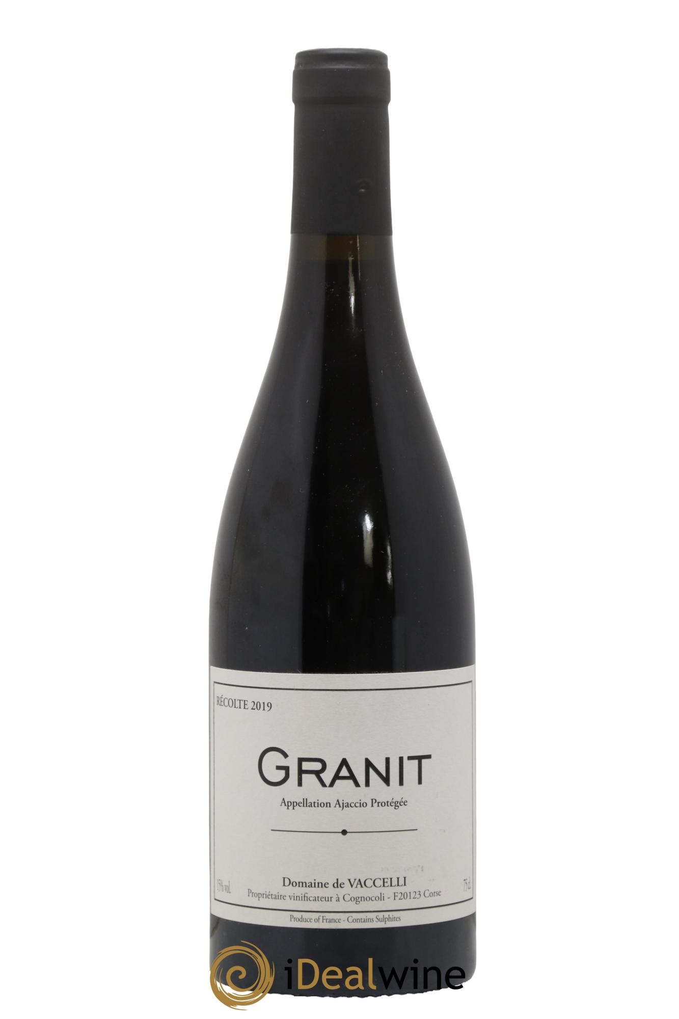 Ajaccio Granit Vaccelli  2019 - Posten von 1 Flasche - 0