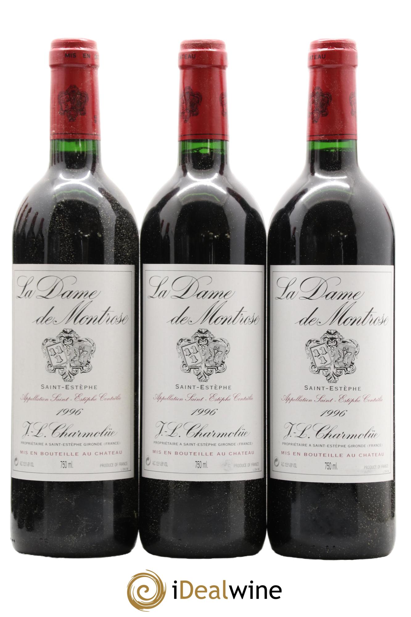 La Dame de Montrose Second Vin 1996 - Posten von 12 Flaschen - 2