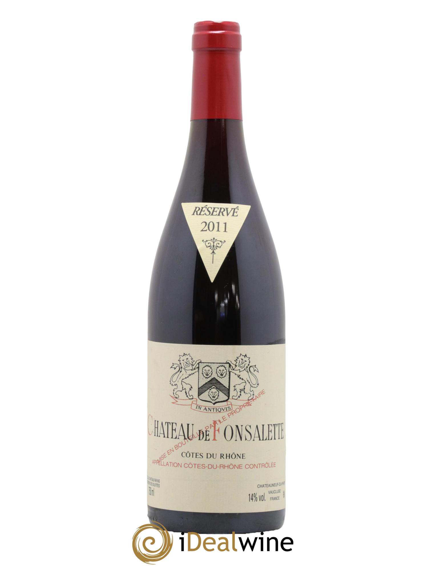 Côtes du Rhône Château de Fonsalette Emmanuel Reynaud 2011 - Lotto di 1 bottiglia - 0