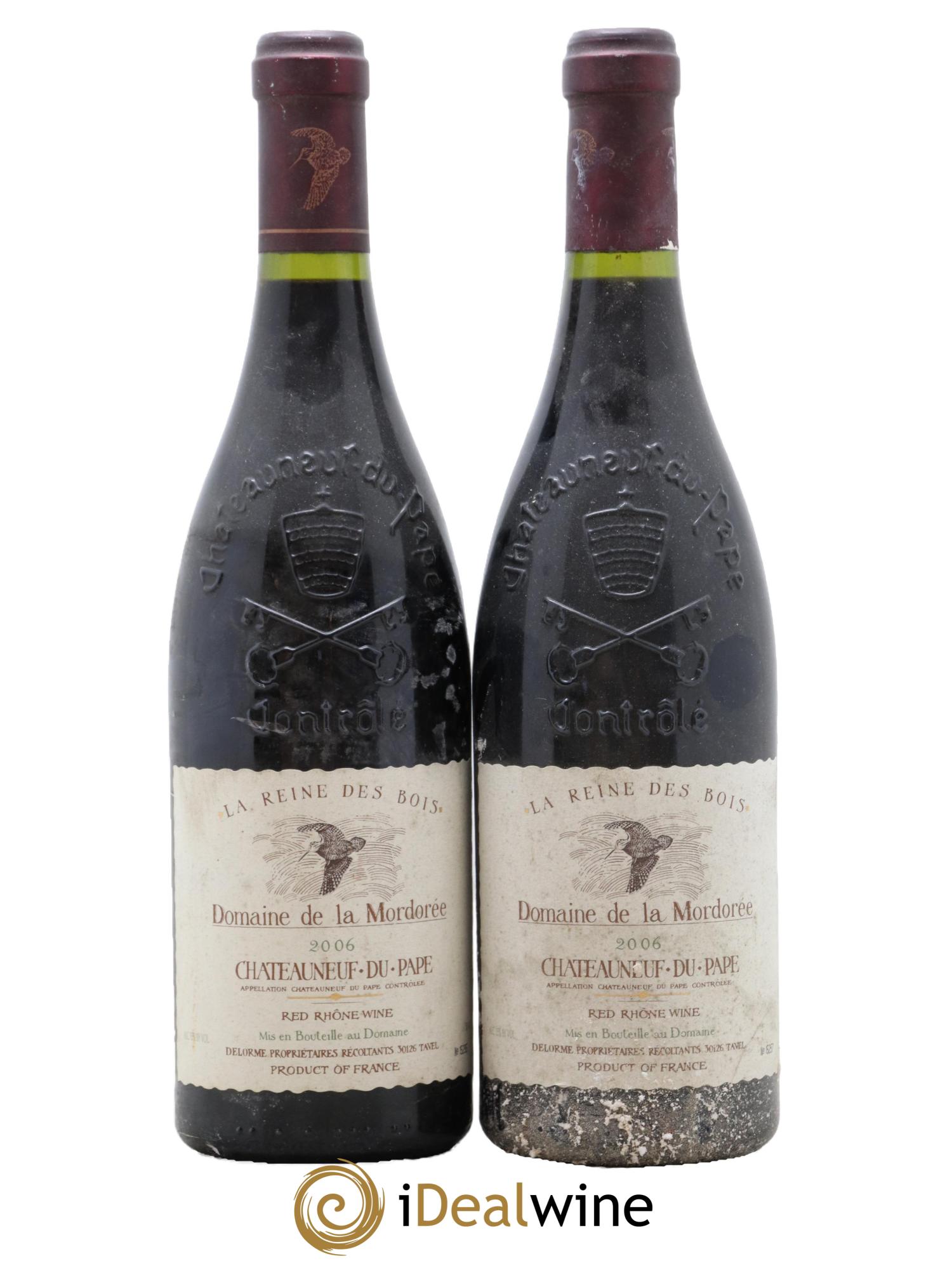 Châteauneuf-du-Pape  Cuvée de la Reine des Bois La Mordorée (Domaine de) 2006 - Lot de 2 bouteilles - 0