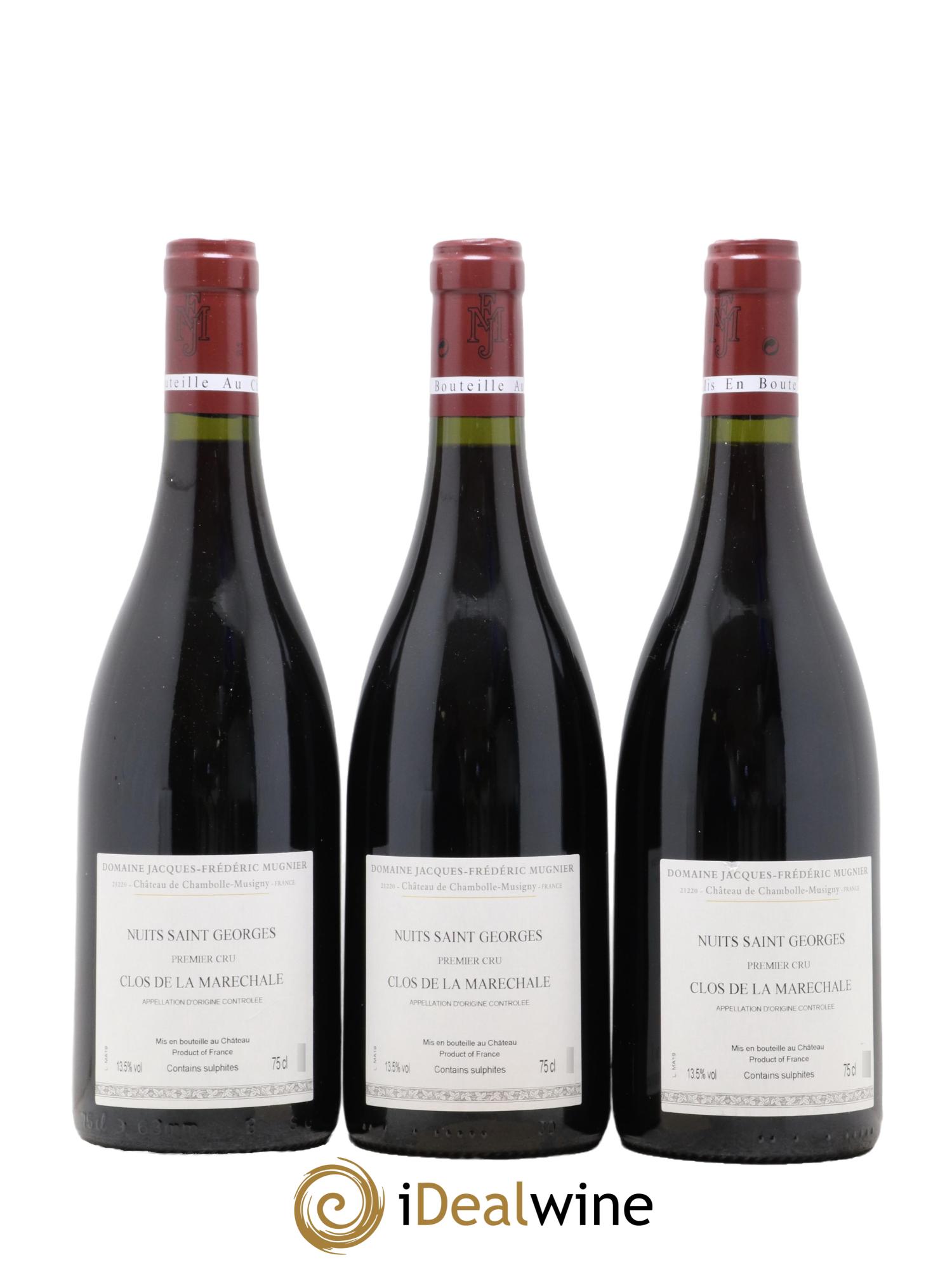 Nuits Saint-Georges 1er Cru Clos de La Maréchale Jacques-Frédéric Mugnier 2019 - Lot de 6 bouteilles - 4