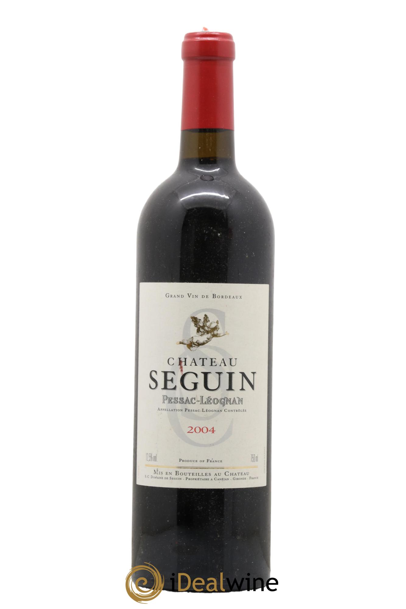 Pessac-Léognan Château Seguin 2004 - Lot de 1 bouteille - 0