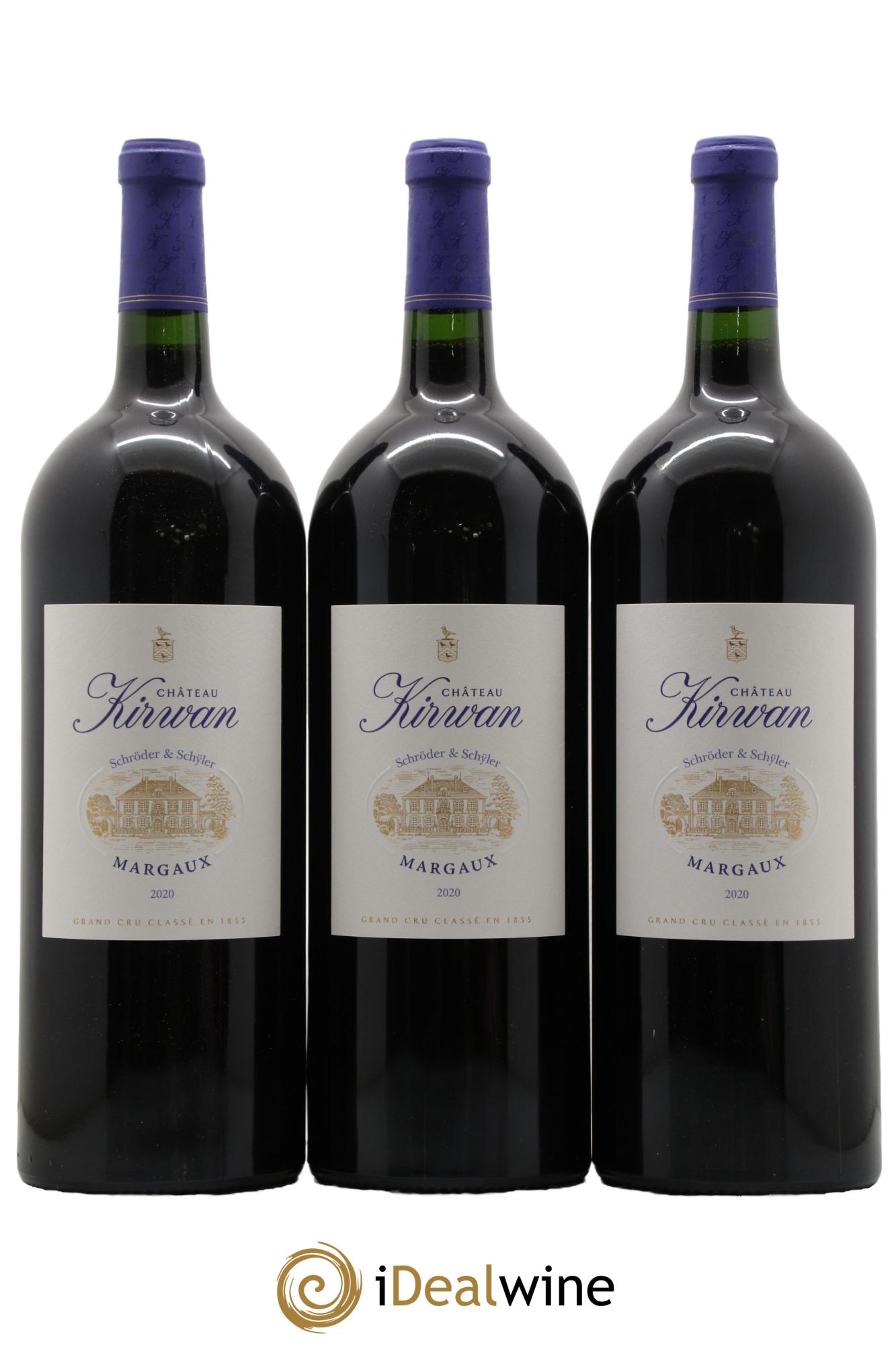 Château Kirwan 3ème Grand Cru Classé 2020 - Lot of 3 magnums - 0