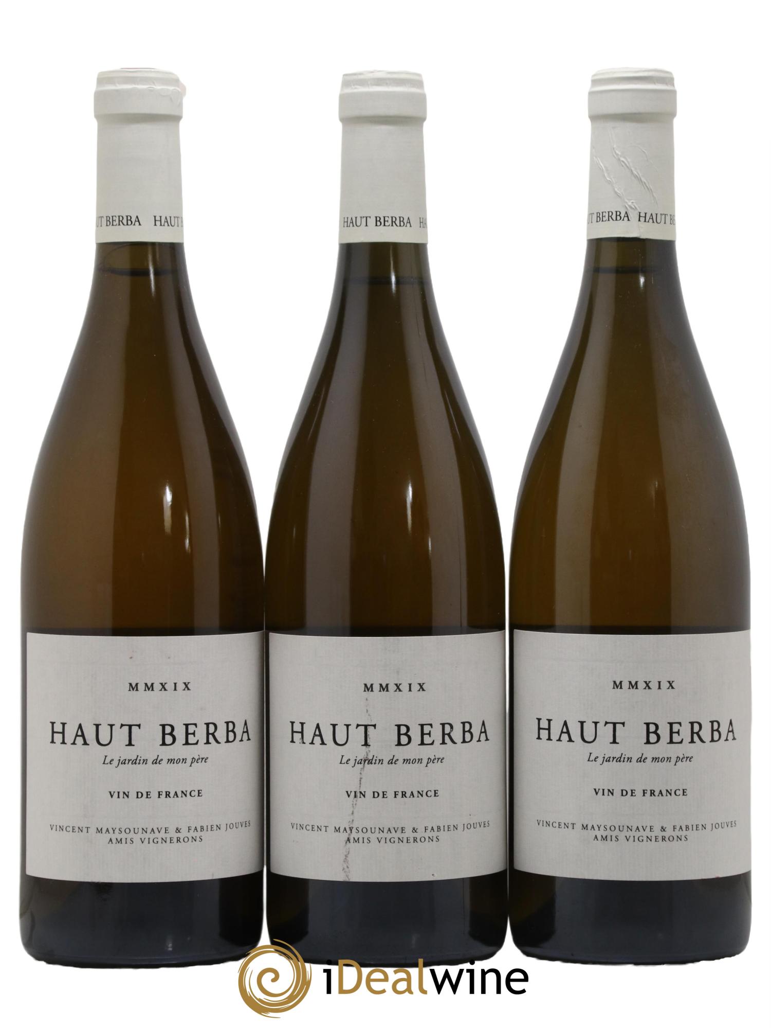 Vin de France Haut Berba Vincent Maysounave & Fabien Jouves 2019 - Lot de 3 bouteilles - 0