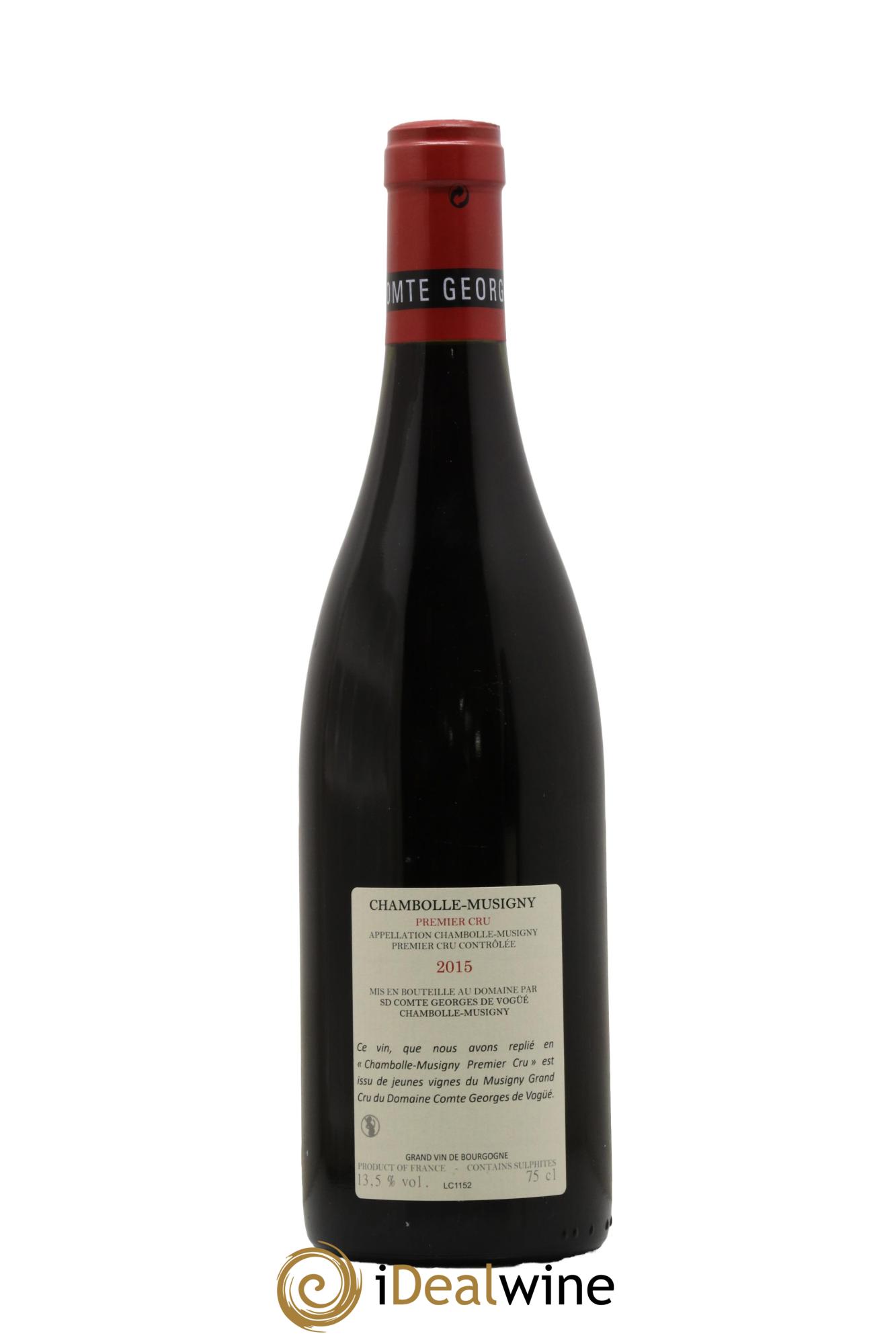 Chambolle-Musigny 1er Cru Comte Georges de Vogüé 2015 - Lot de 1 bouteille - 1