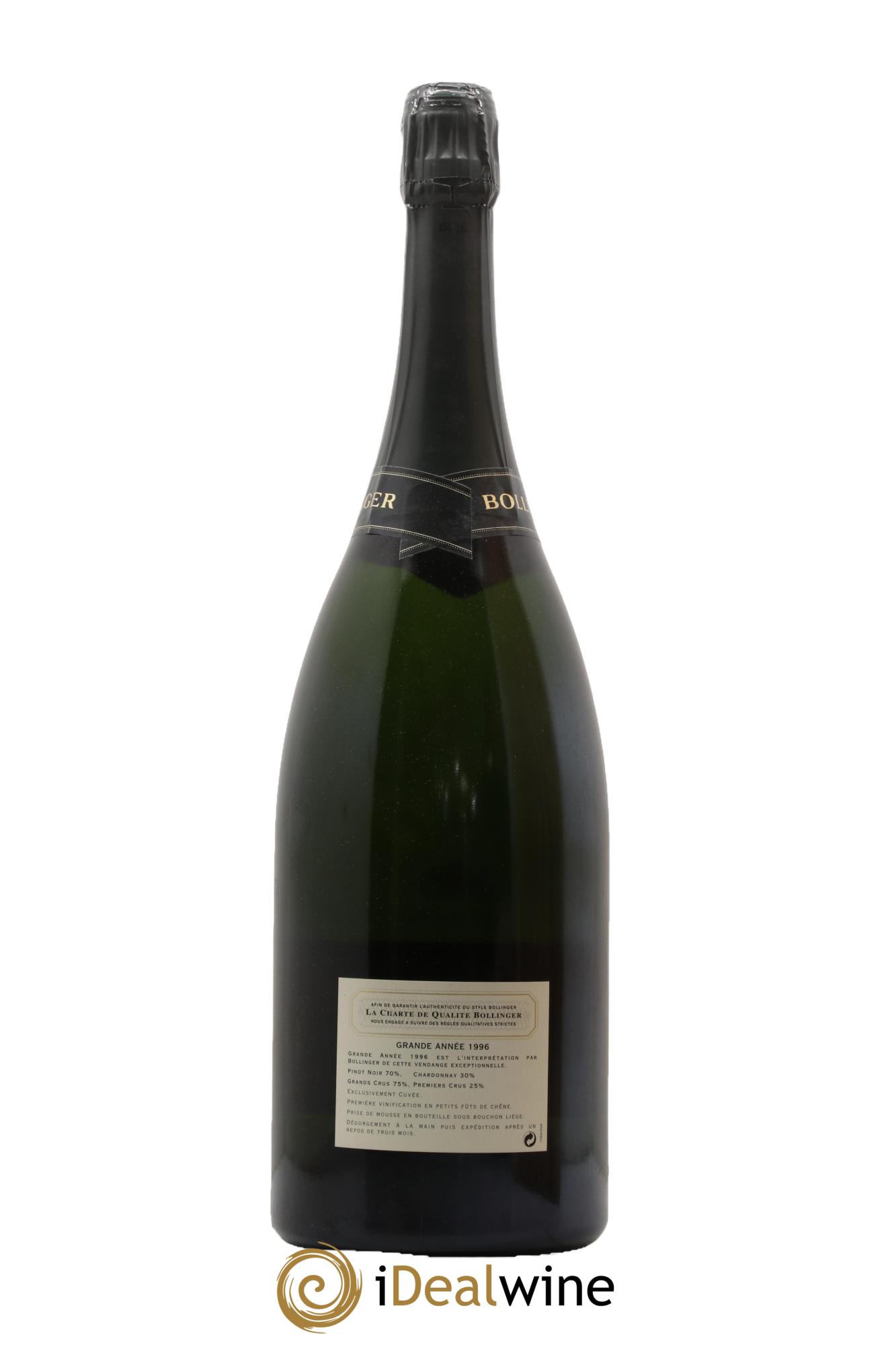 Grande Année Bollinger 1996 - Posten von 1 Magnum - 1