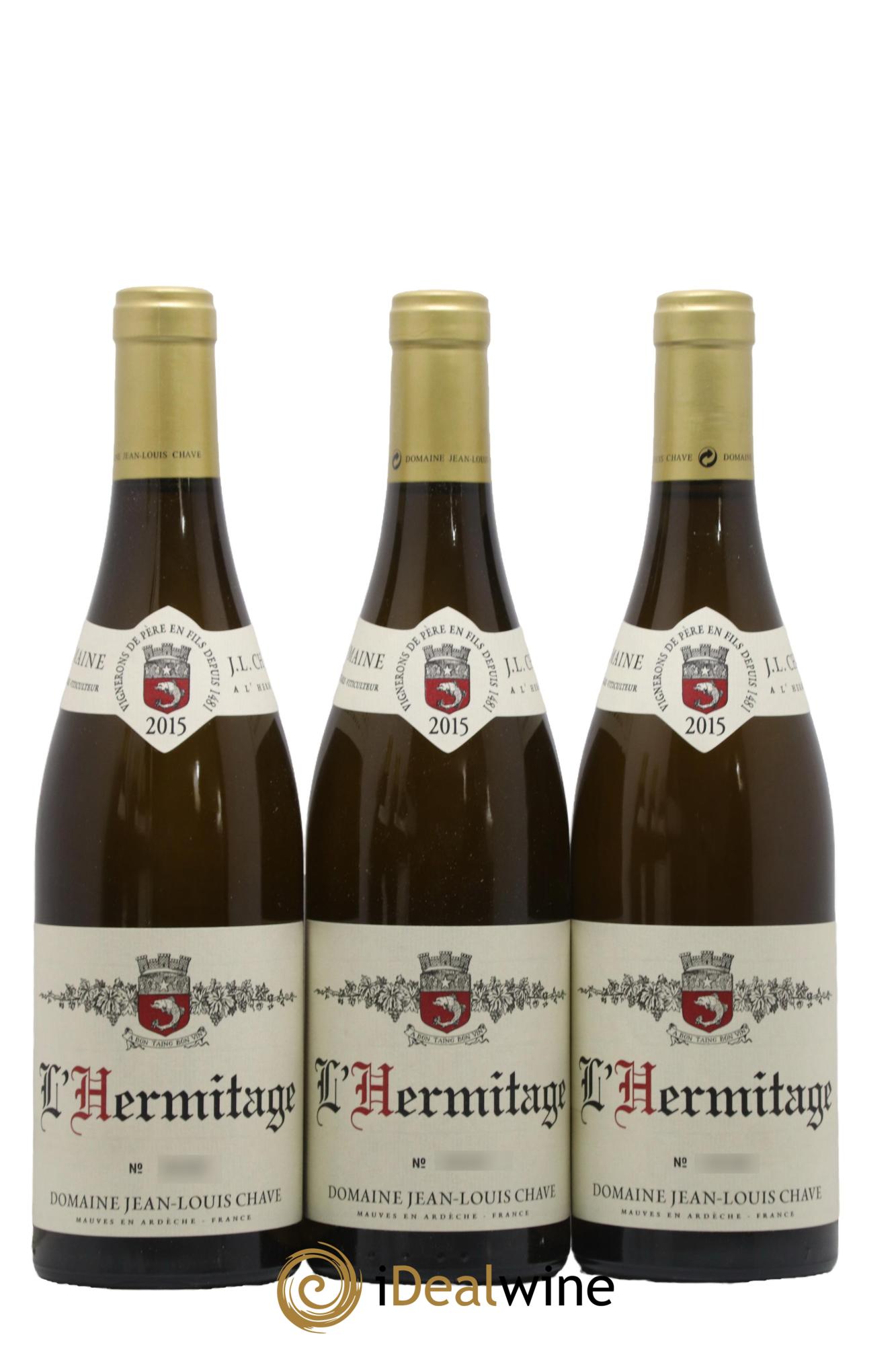 Hermitage Jean-Louis Chave 2015 - Lot de 6 bouteilles - 1